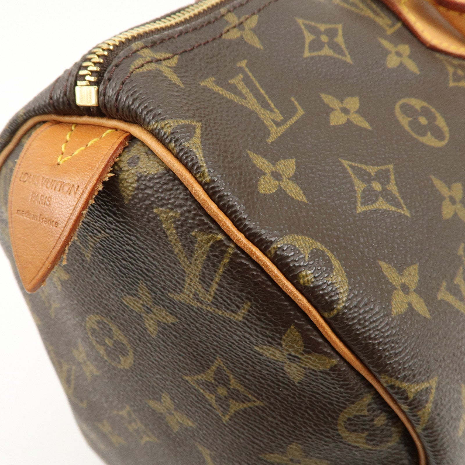 Louis Vuitton Monogram Speedy 40 Hand Bag Boston Bag M41522 Used