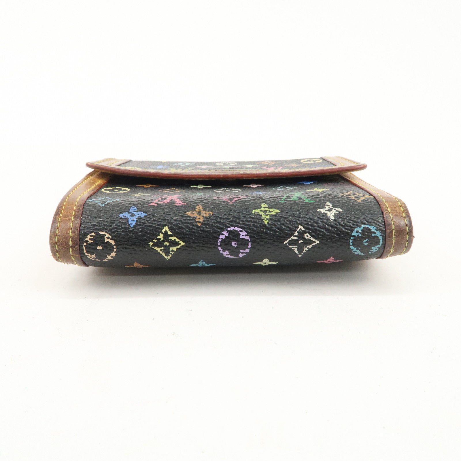 Louis Vuitton Monogram Set of 2 Multicolor Wallet M93745 M92984 Used