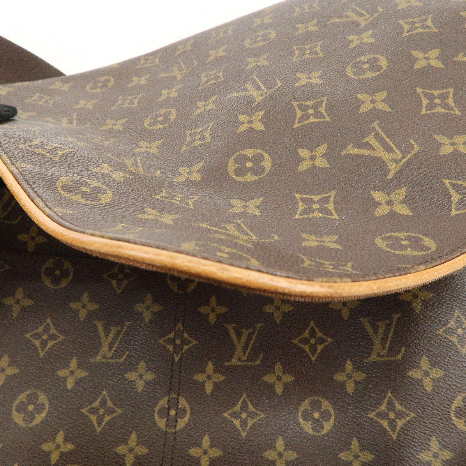 Louis Vuitton Monogram Abbesses Messenger Bag Brown M45257 Used