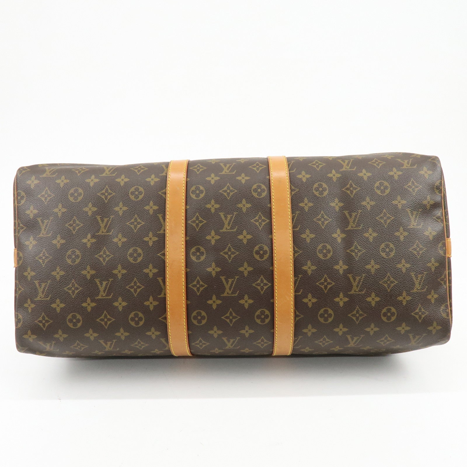 Louis Vuitton Monogram Keep All Bandouliere 55 Boston Bag M41414
