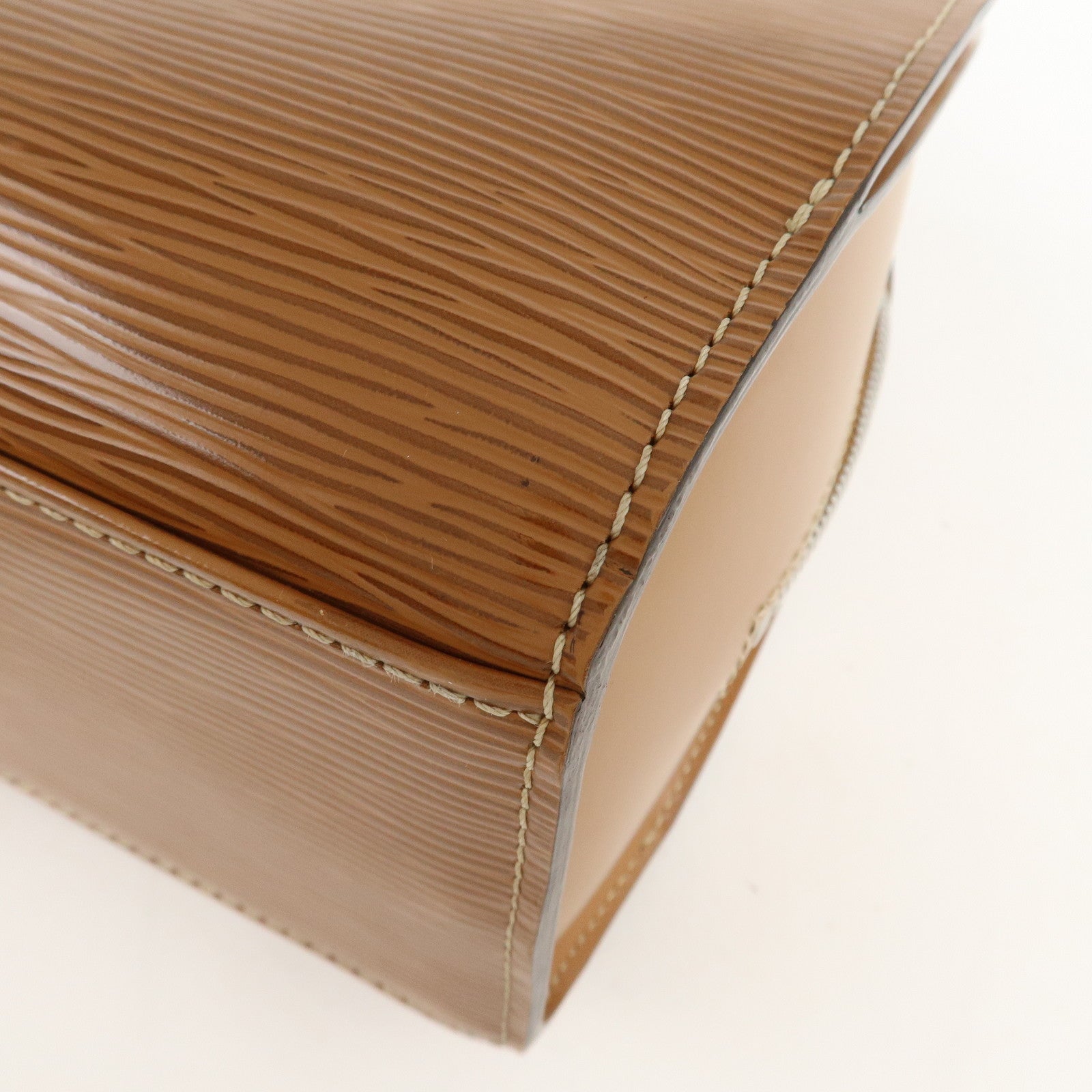 Louis Vuitton Epi Pont Neuf Hand Bag Zipang Gold M5205B Used