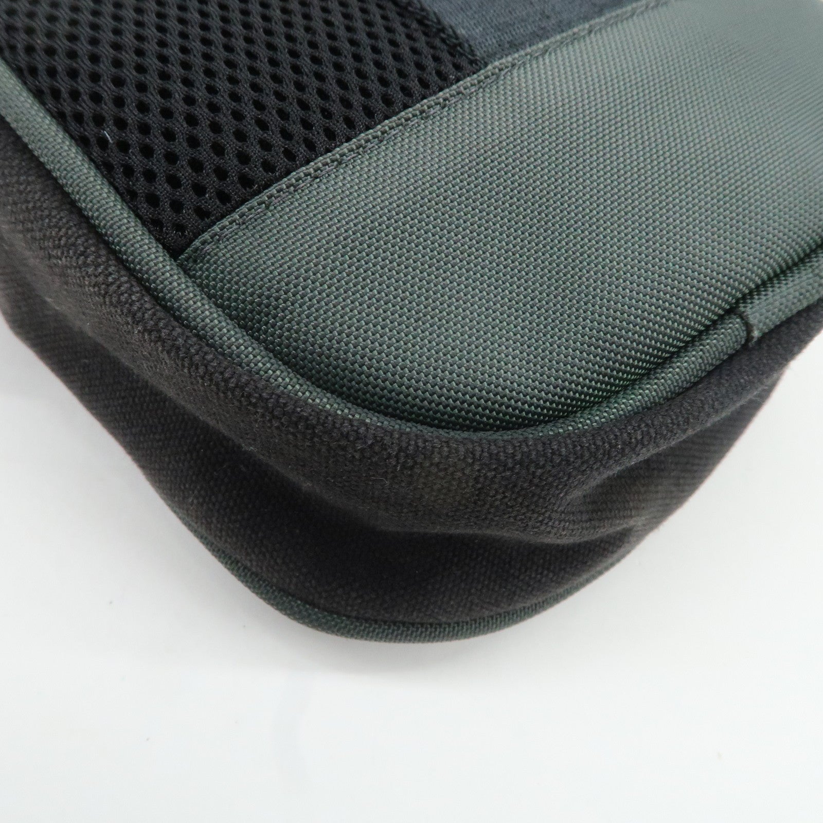 CHANEL COCO Mark Sport Canvas Shoulder Bag Black A23300 Used