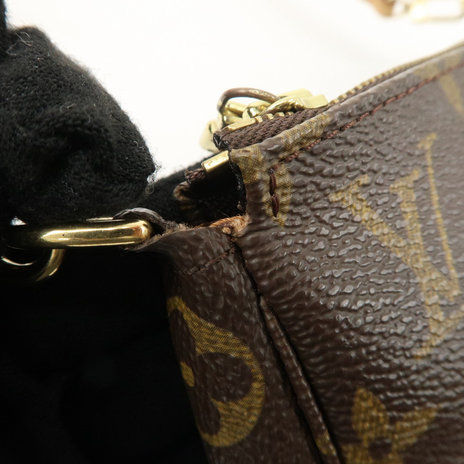 Louis Vuitton Monogram Pochette Accessoires & Strap M51980 J00145 Used