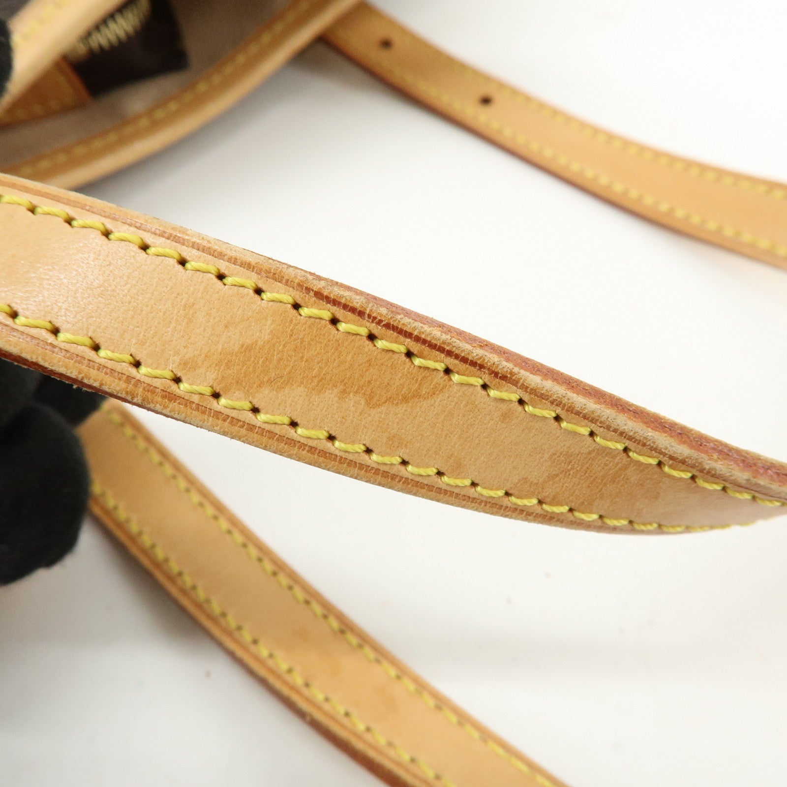 Louis Vuitton Monogram Canvas Bucket PM Hand Bag Brown M42238