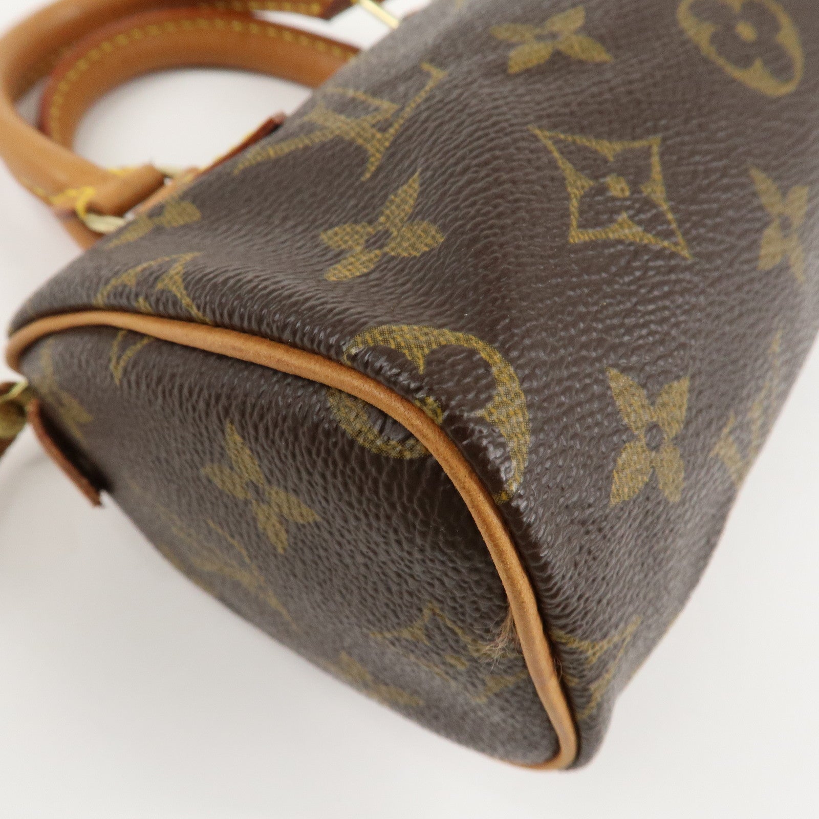 Louis Vuitton Monogram Mini Speedy & Strap M41534 J00145 Used