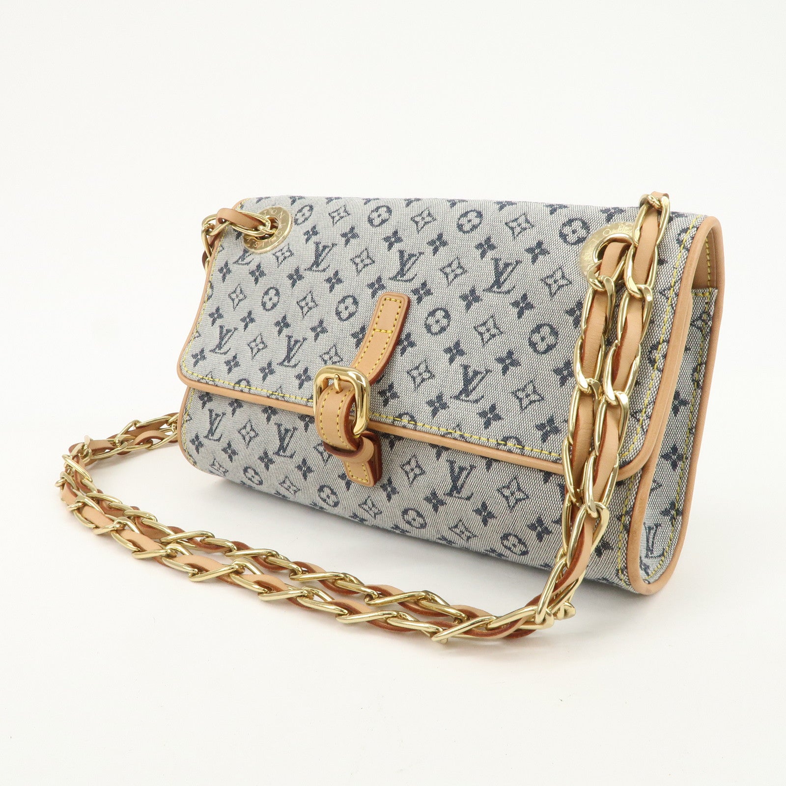 Louis Vuitton Monogram Mini Camille Shoulder Bag Blue M92002