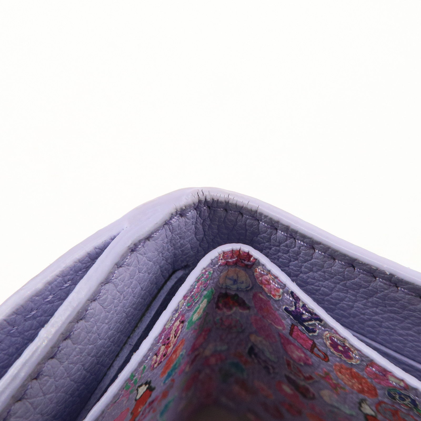 Louis Vuitton Portefeuille Lock Mini Wallet Purple M81887 Used