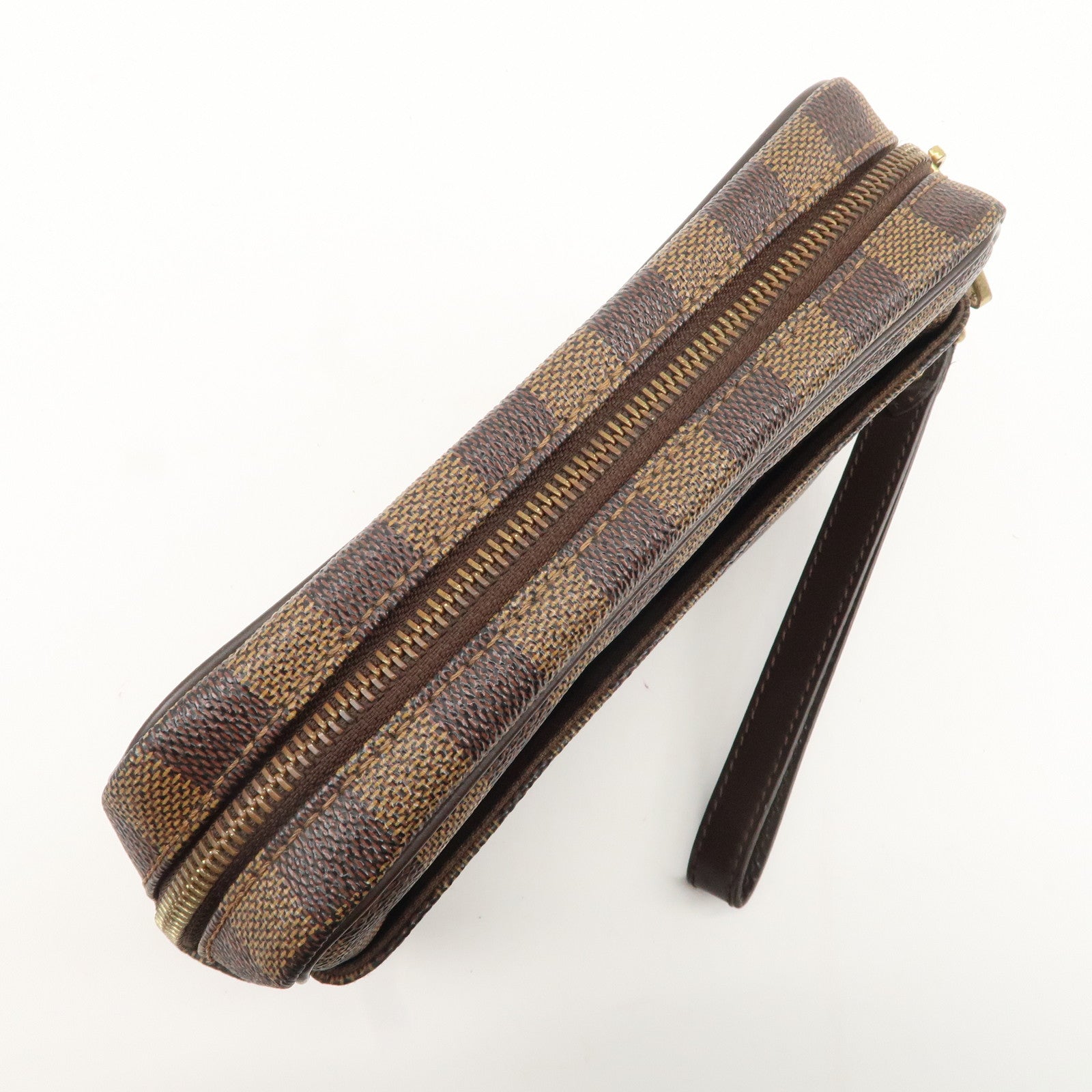 Louis Vuitton Damier Pochette Billets Macao Clutch Bag N61739 Used