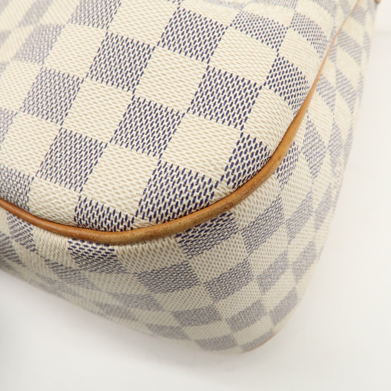 Louis Vuitton Damier Azur Siracusa MM Shoulder Bag N41112 Used