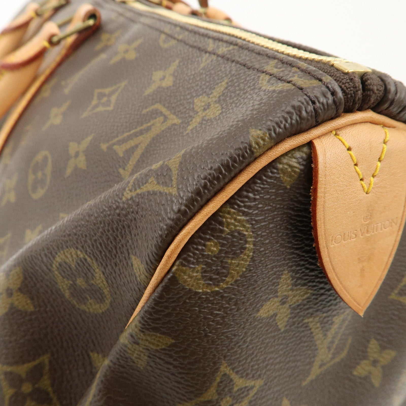 Louis Vuitton Monogram Keep All 50 Boston Bag Brown M41426 Used