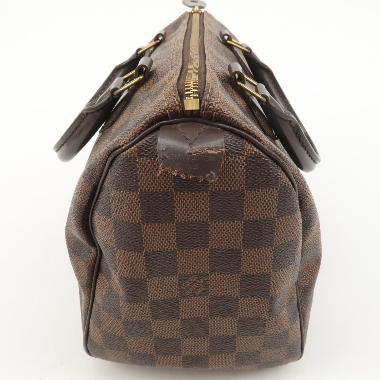 Louis Vuitton Damier Ebene Speedy 25 Hand Bag Boston Bag N41532