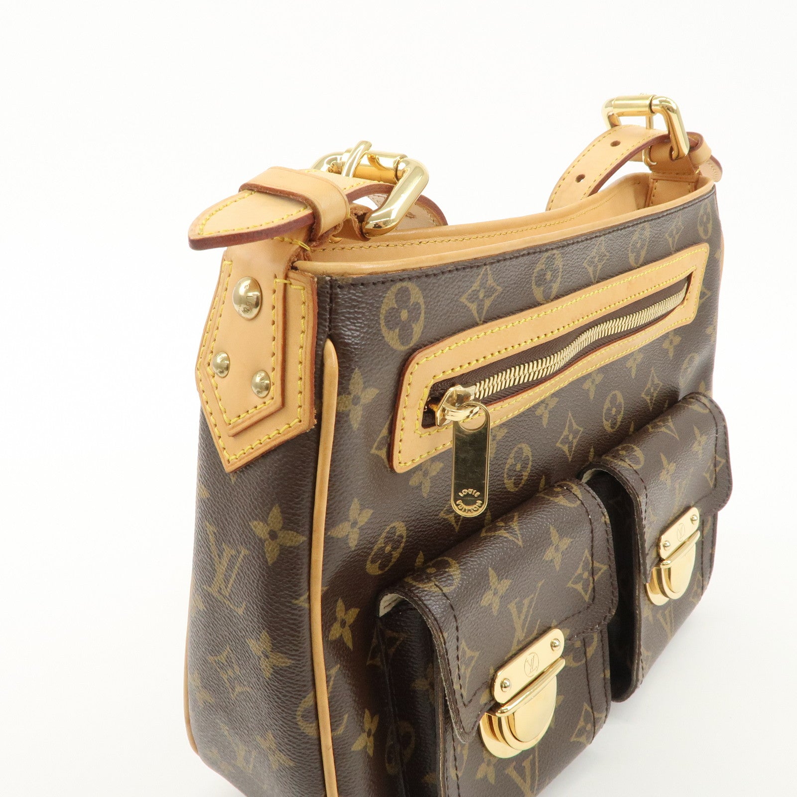 Louis Vuitton Monogram Hudson GM Shoulder Bag Hand Bag M40045 Used