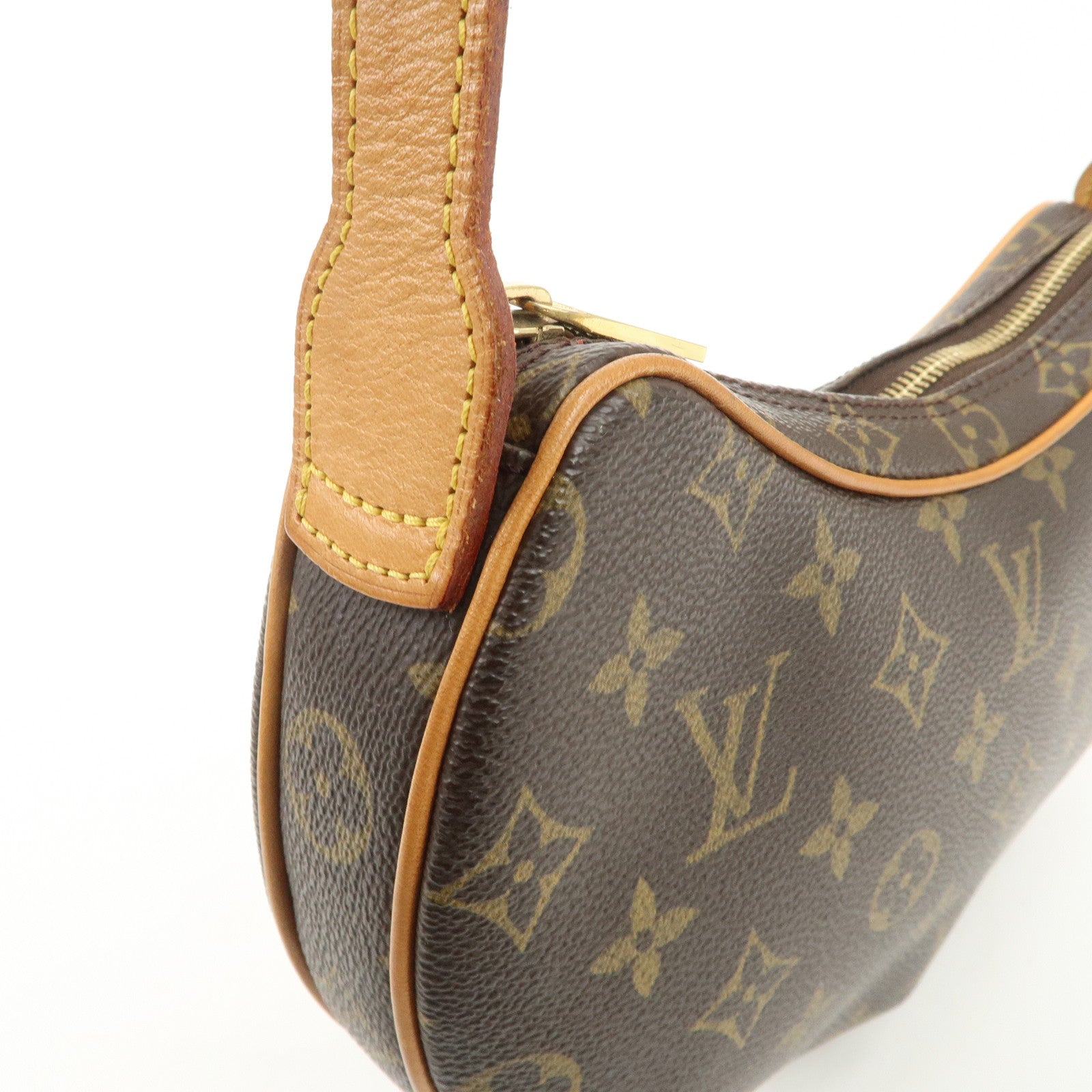 Louis Vuitton Monogram Pochette Croissant Shoulder Bag M51510 Used
