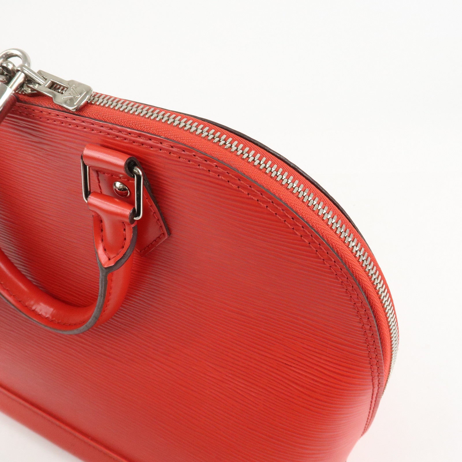 Louis Vuitton Epi Alma PM Hand Bag Coquelicot Red M41154 Used