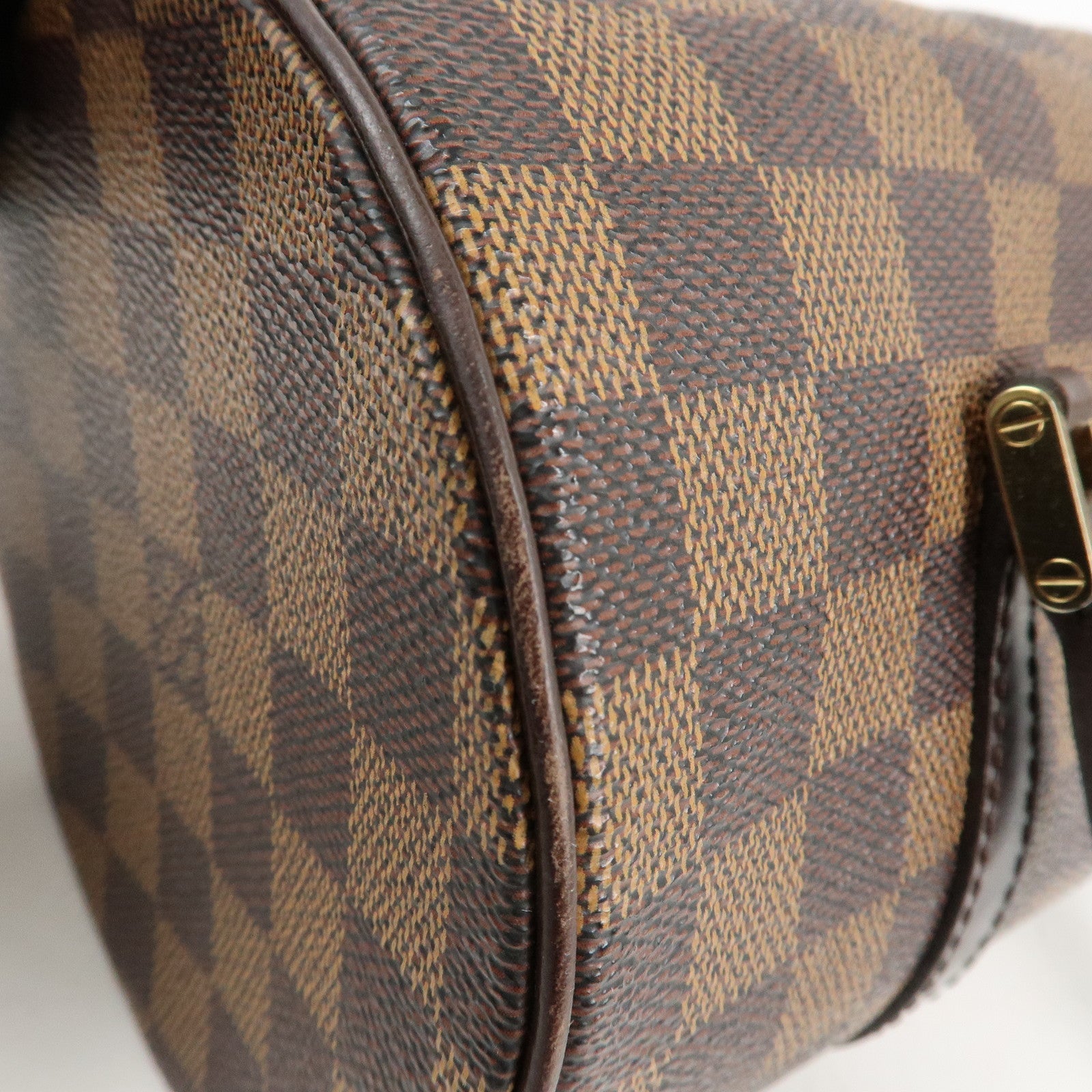 Louis Vuitton Damier Ebene Papillon 26 Hand Bag Brown N51304 Used
