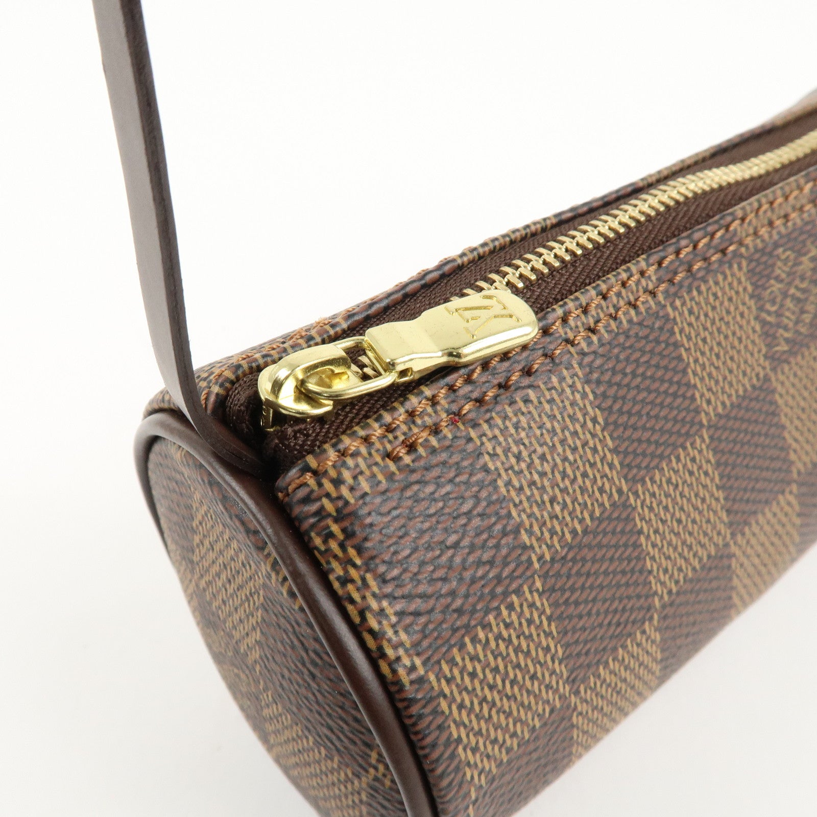 Louis Vuitton Damier Pouch for Papillon Bag Mini Bag Brown Used