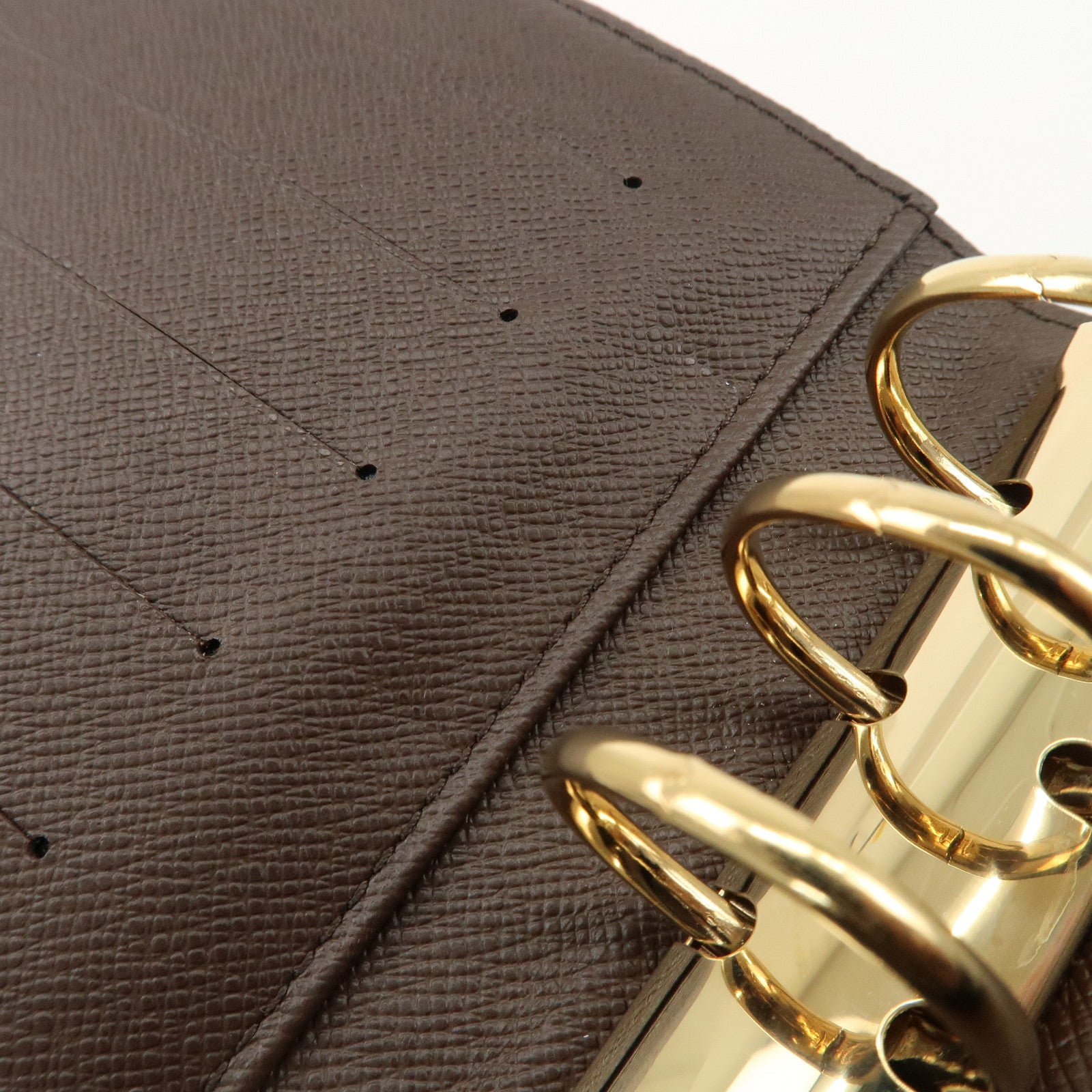 Louis Vuitton Damier Agenda MM Planner Cover Brown R20240 Used