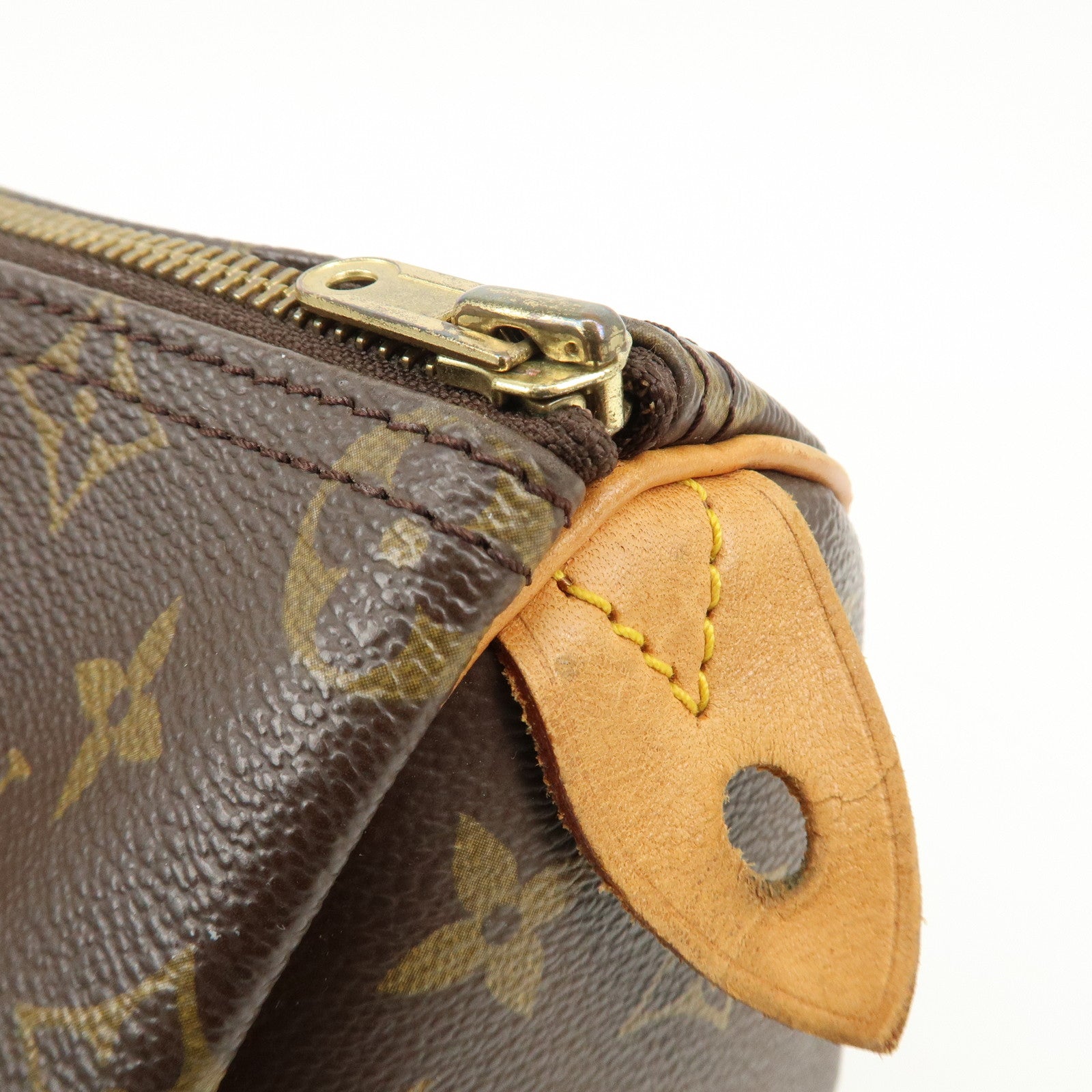 Louis Vuitton Monogram Speedy 25 Hand Bag Boston Bag M41528 Used