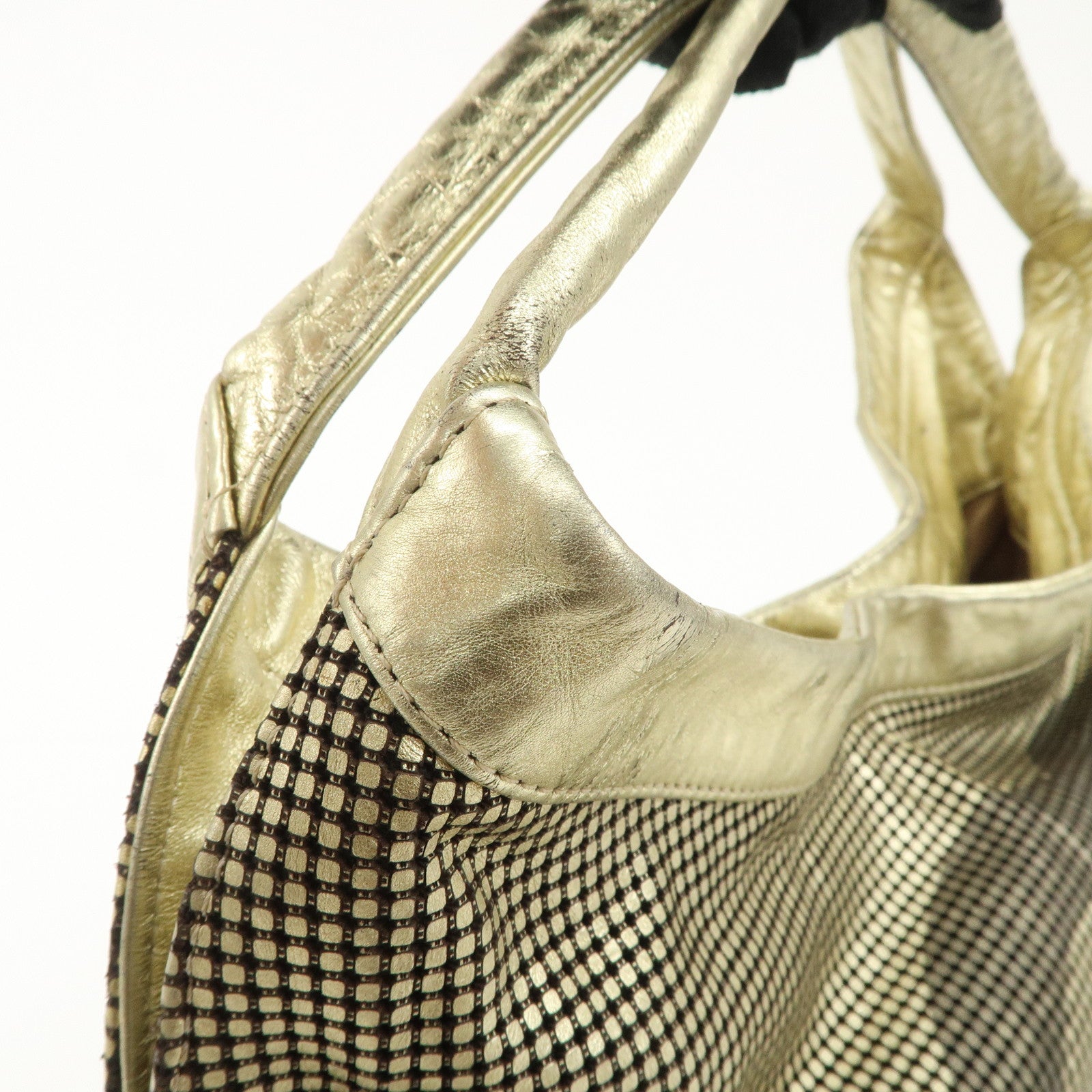 CHANEL COCO Mark Leather Big Gradation Shoulder Bag Used