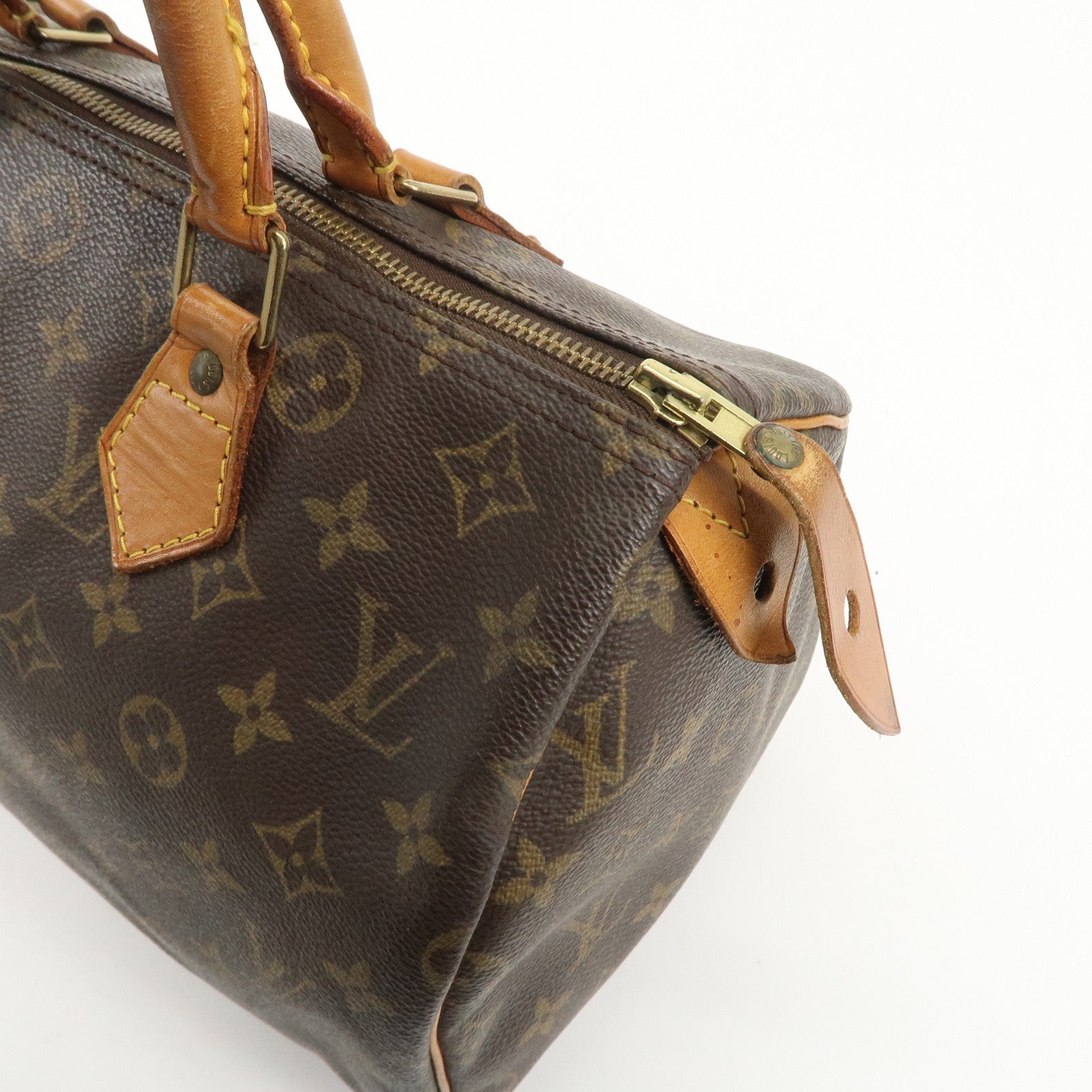 Louis Vuitton Monogram Speedy 30 Hand Bag Boston Bag M41526 Used