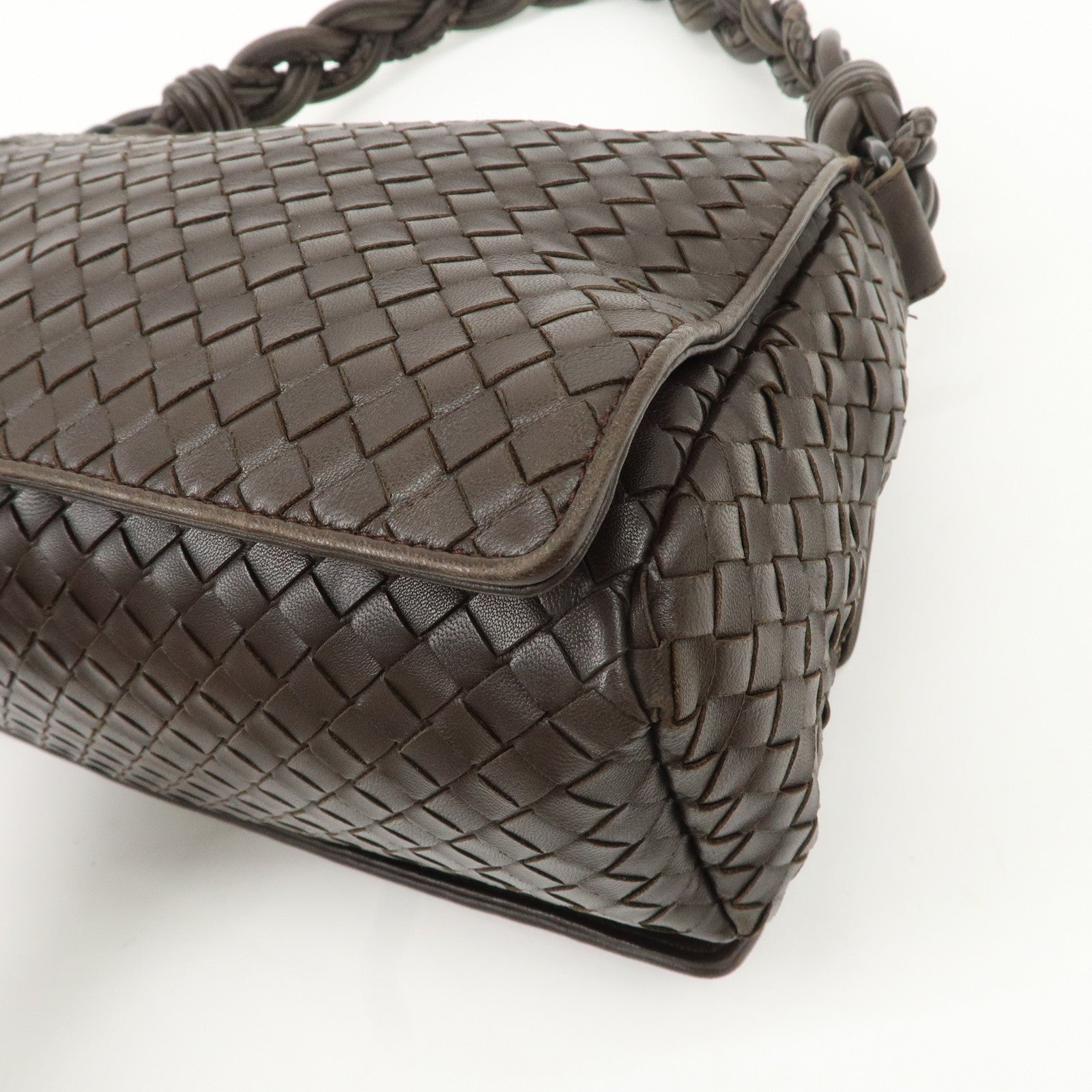 Bottega Veneta Intrecciato leather shoulder bag 145195 Used