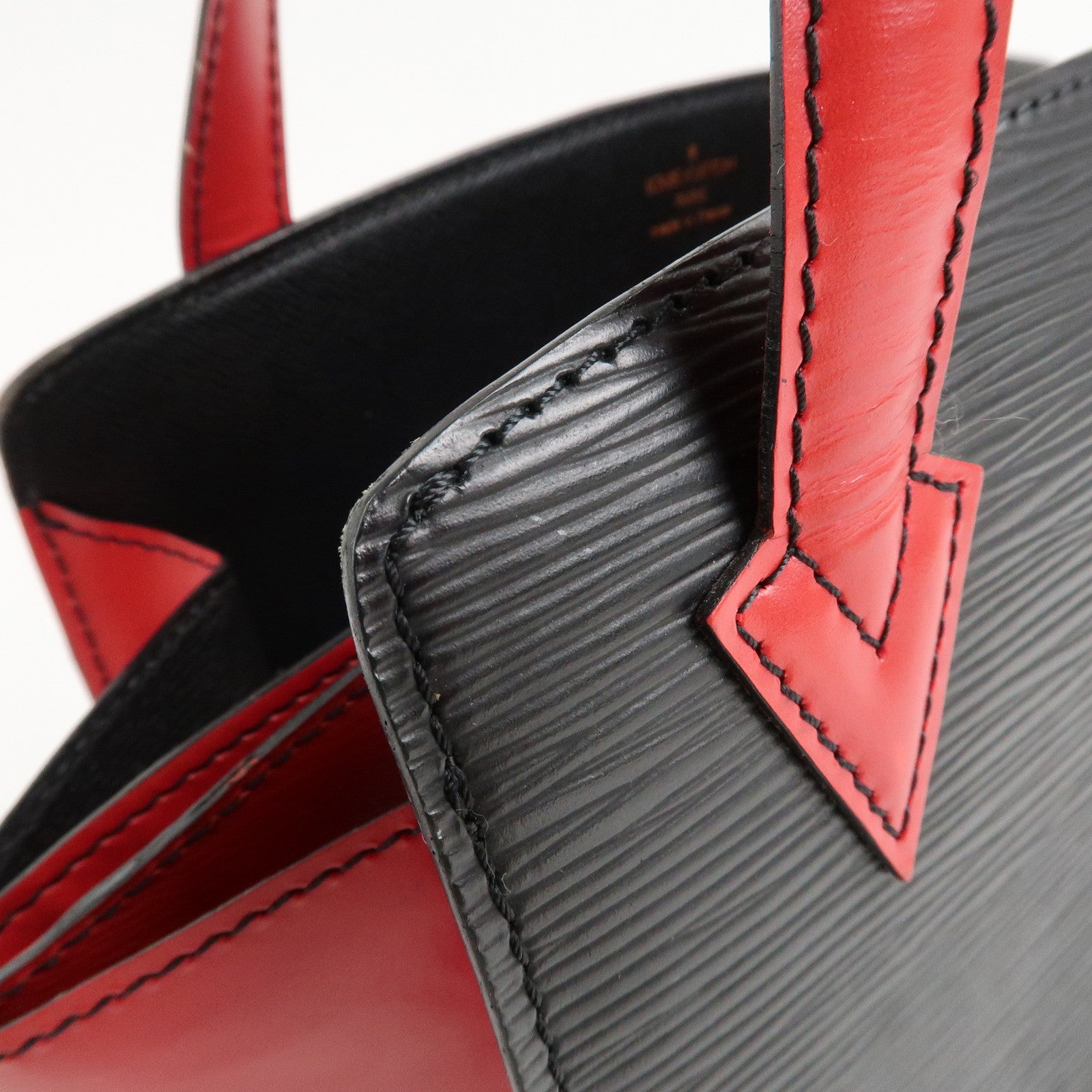 Louis Vuitton Epi Varennes Hand Bag Noir Red M52387 Used