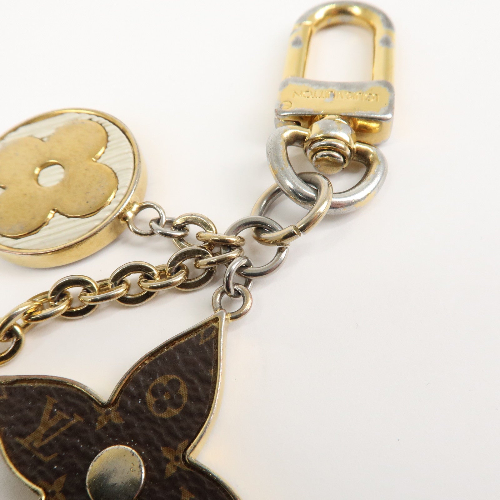 Louis Vuitton Porte Cles Spring Street Bag Charm Gold M69008 Used