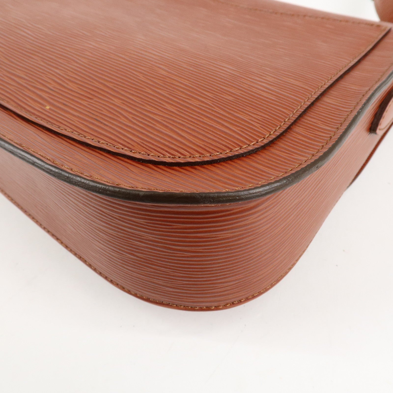 Louis Vuitton Epi Saint Cloud Shoulder Bag Kenya Brown M52193 Used
