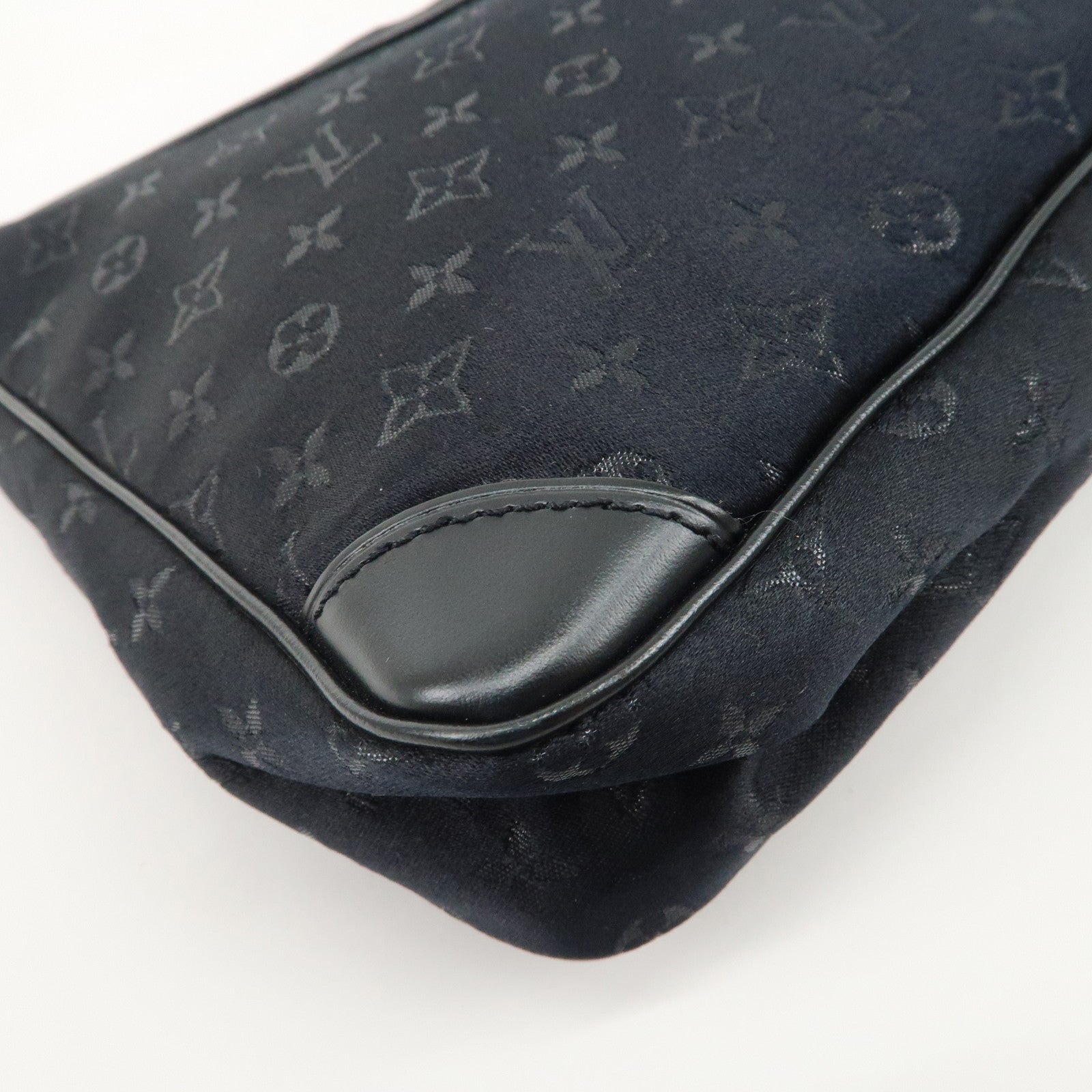 Louis Vuitton Monogram Satin Little Boulogne Hand Bag M92142 Used