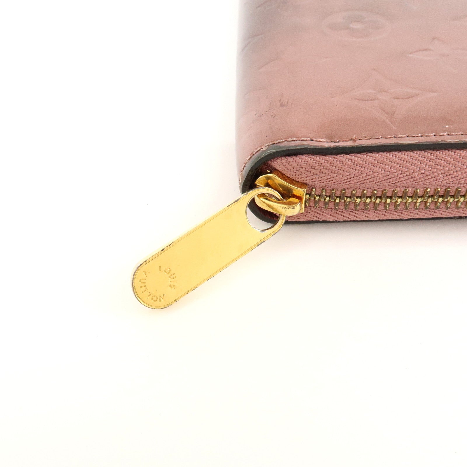 Louis Vuitton Monogram Vernis Zippy Long Wallet Used
