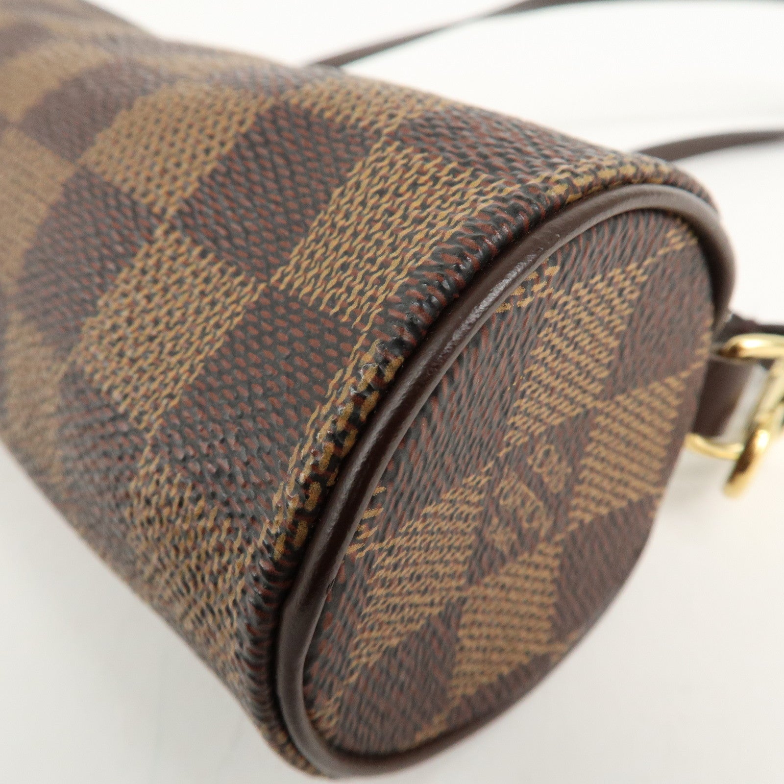Louis Vuitton Damier Pouch for Papillon Mini Bag Damier Ebene Used