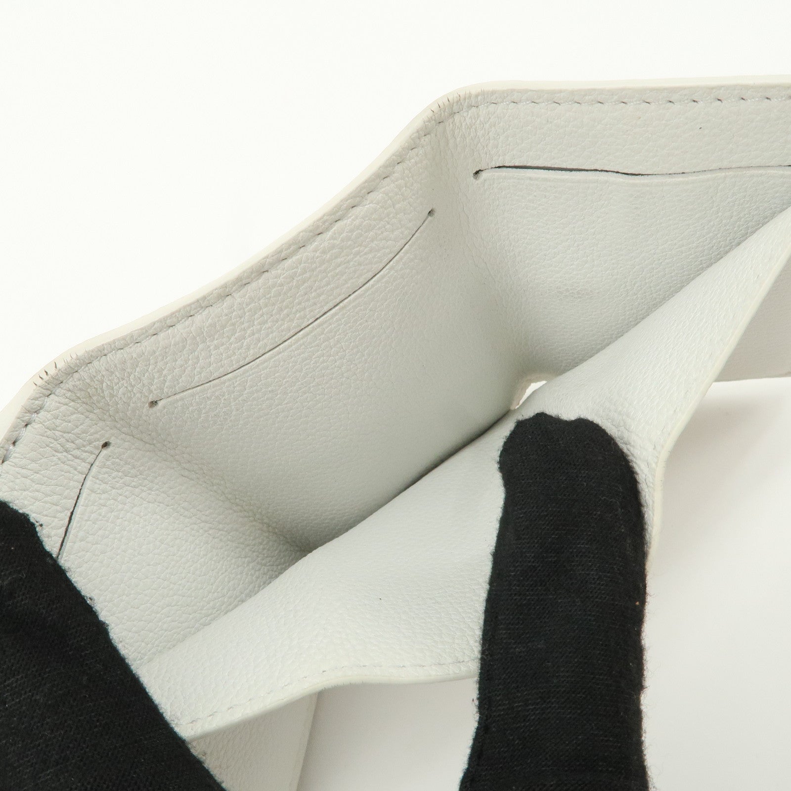 Louis Vuitton Portefeuille Lock Mini Wallet White M68482 Used