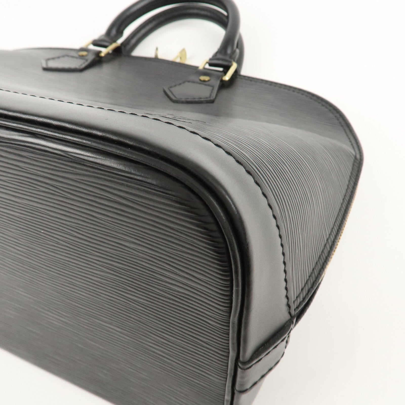 Louis Vuitton Epi Alma Hand Bag Noir Black M52142 Used