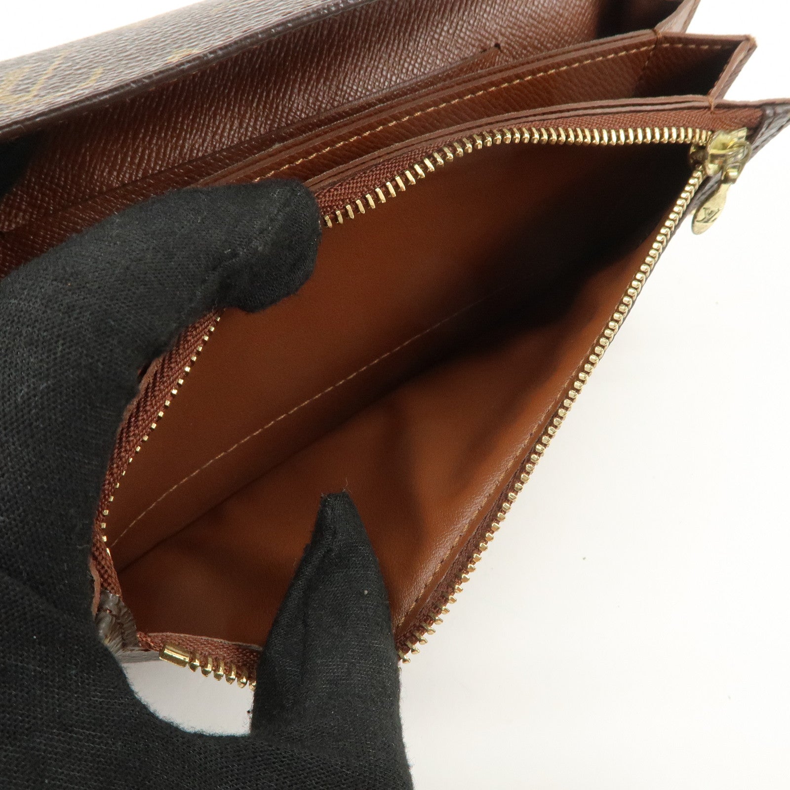 Louis Vuitton Monogram Portefeuille Accordeon Wallet M58008 Used