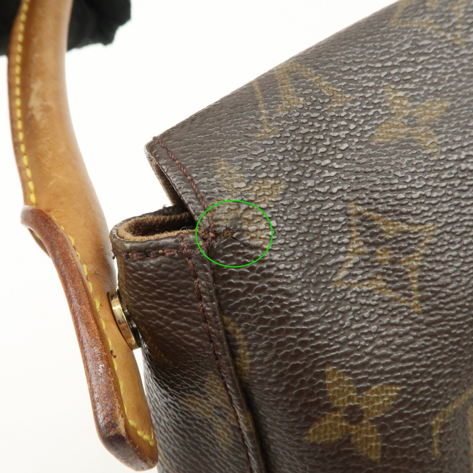 Louis Vuitton Monogram Mini Looping Shoulder Bag Hand Bag M51147 Used