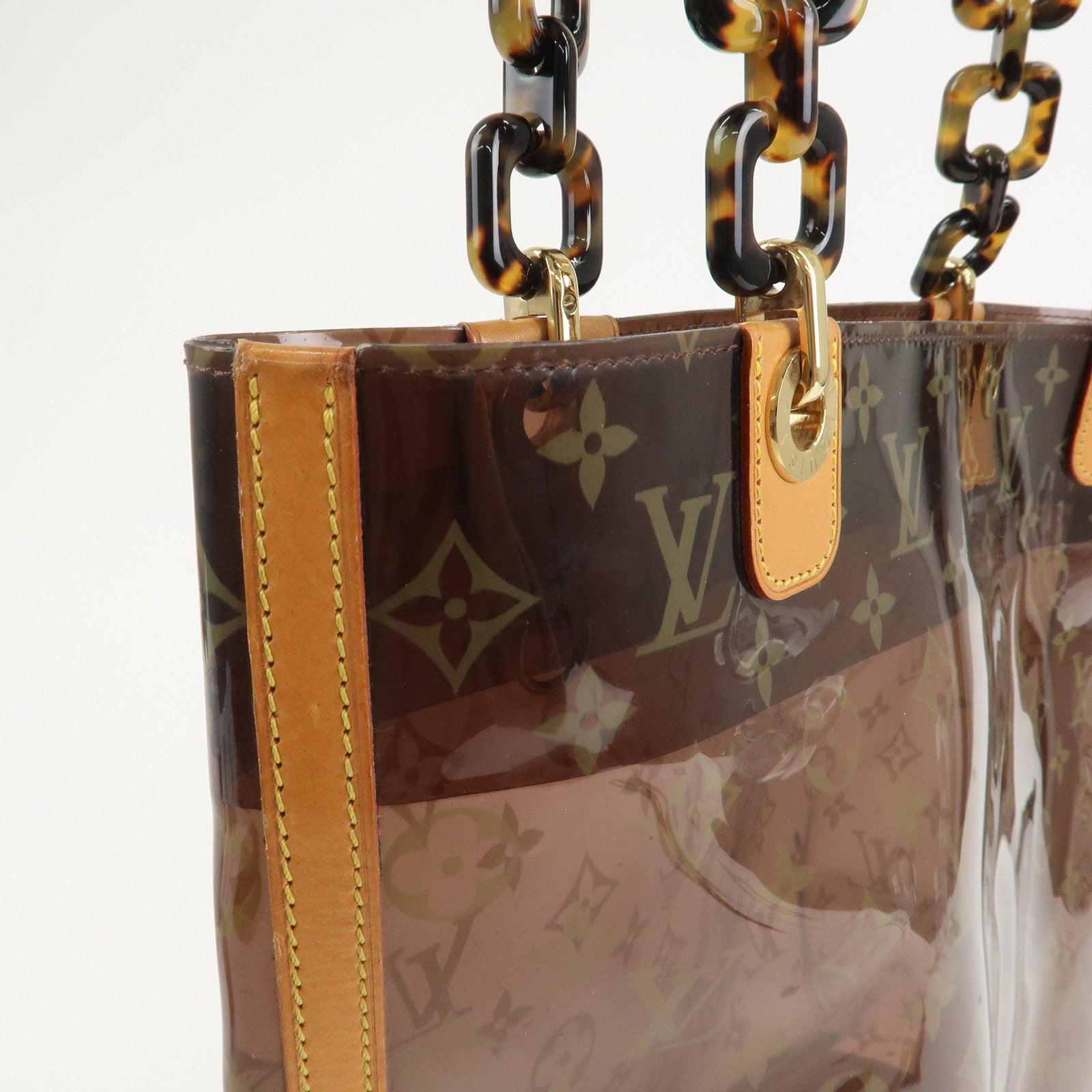 Louis Vuitton Monogram Vinyl Cabas Ambre MM Tote Bag M92501 Used