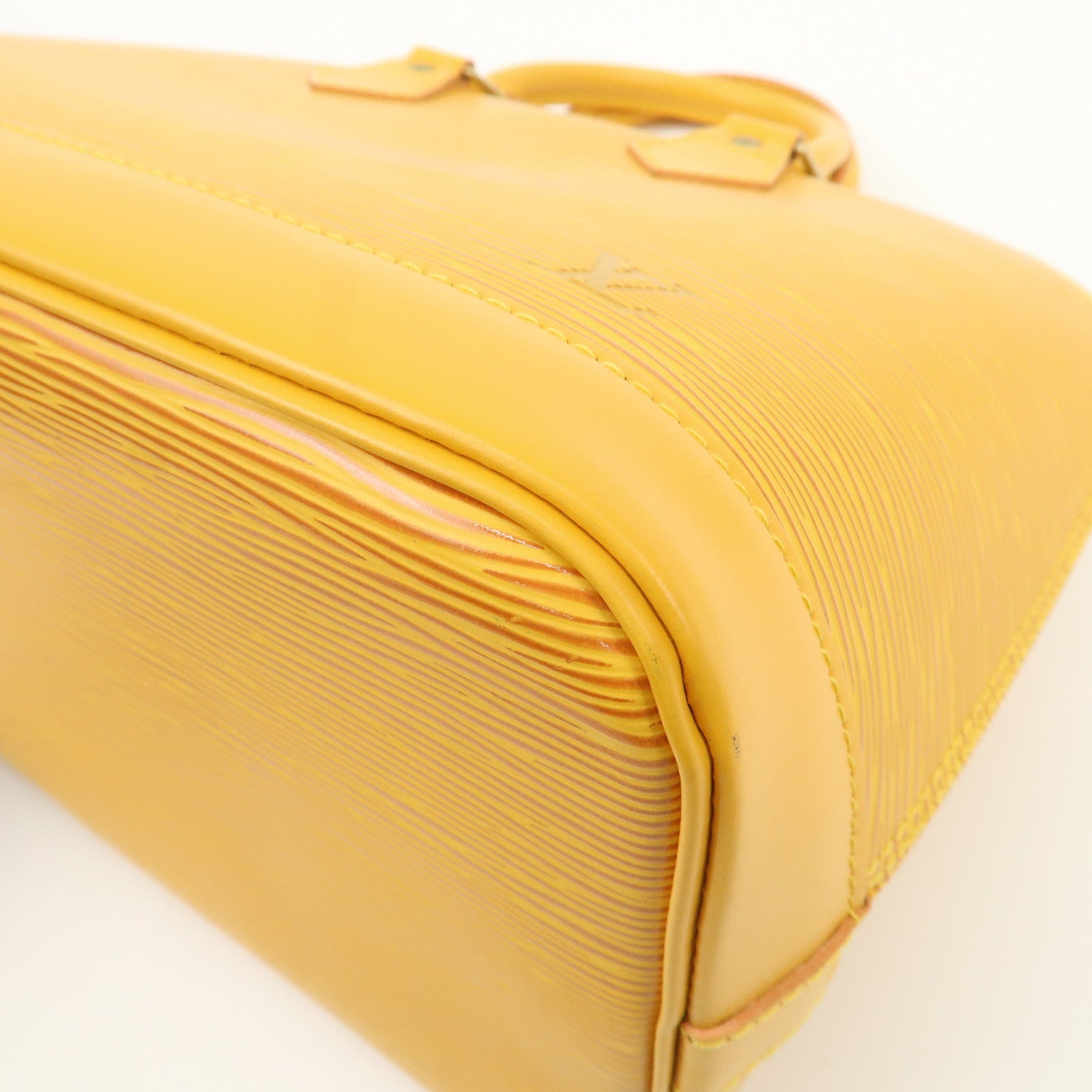 Louis Vuitton Epi Alma PM Hand Bag Tassili Yellow M52149 Used