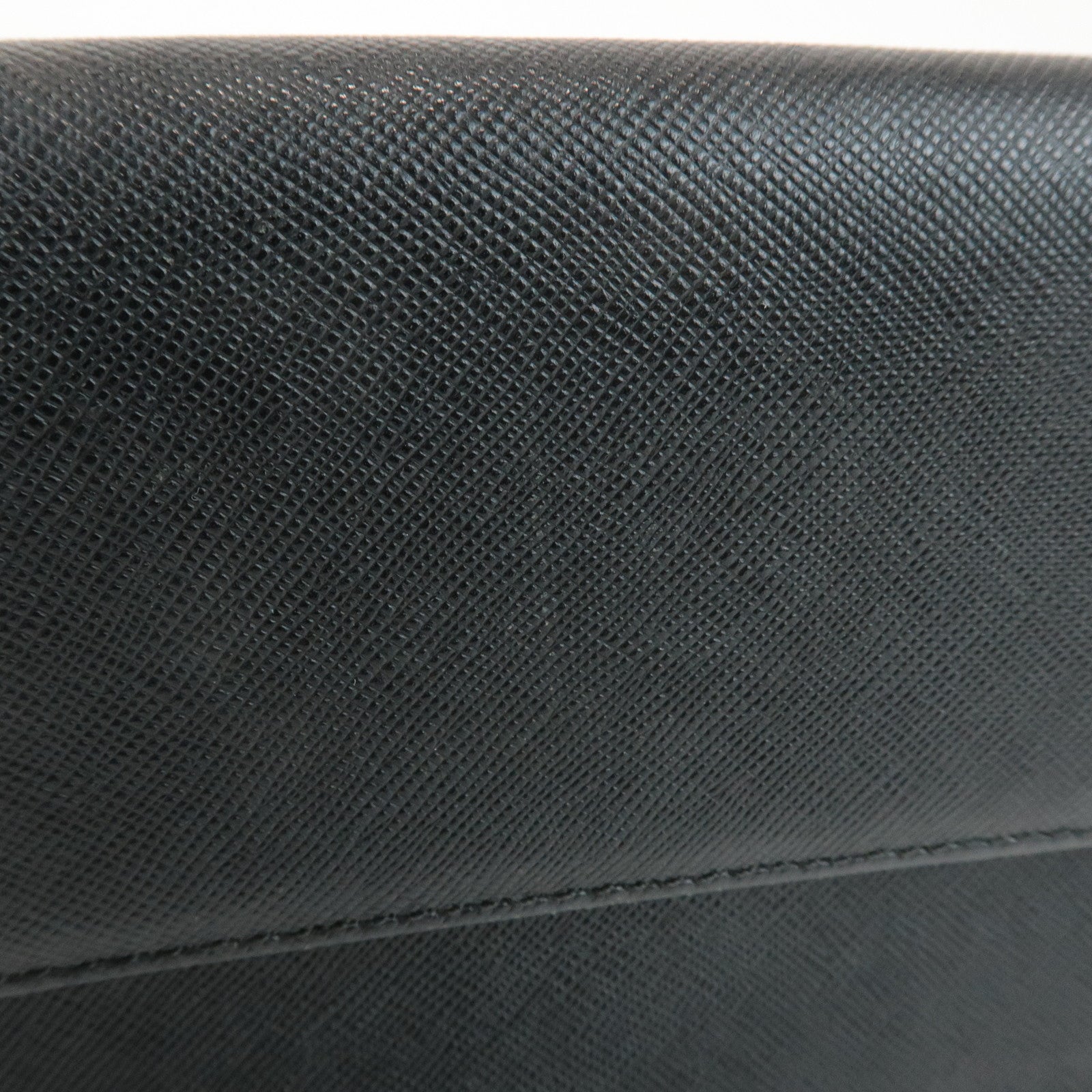 BURBERRY Leather Shoulder Bag Hand Bag Black Silver Hardware Used