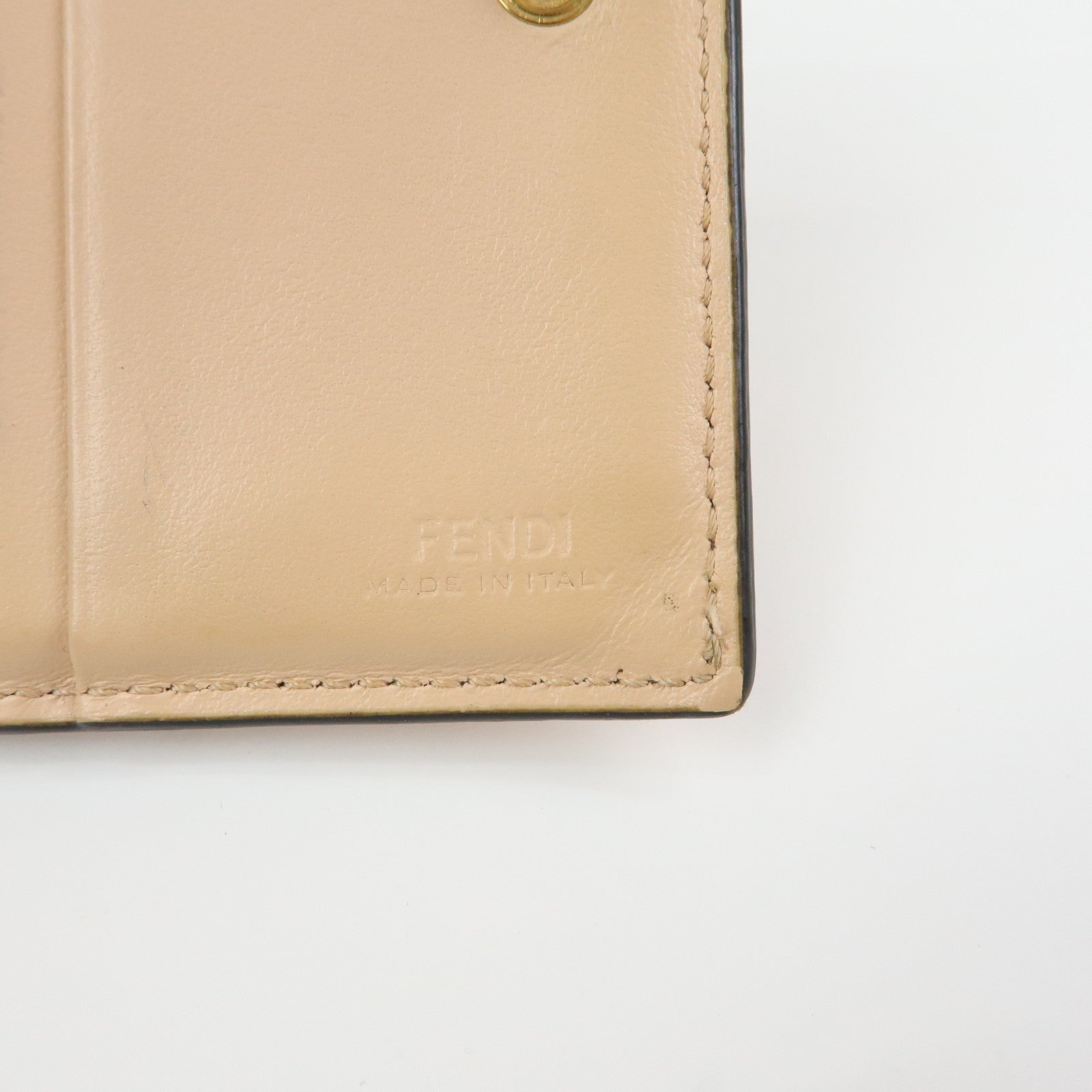 FENDI F IS FENDI Set of 2 Zucca Leather Canvas Wallet 8M0387 8M0021