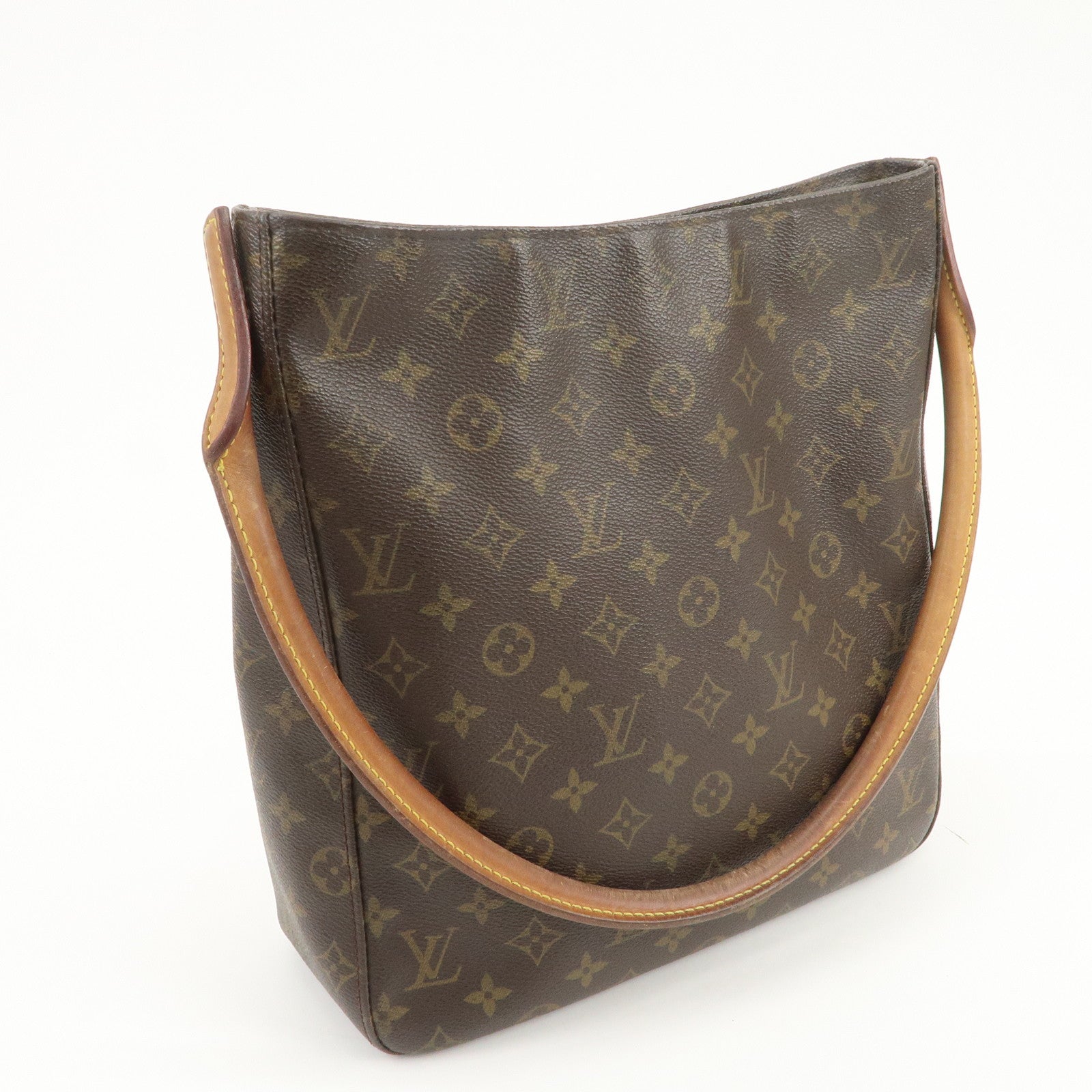 Louis Vuitton Monogram Looping GM Shoulder Bag Brown M51145