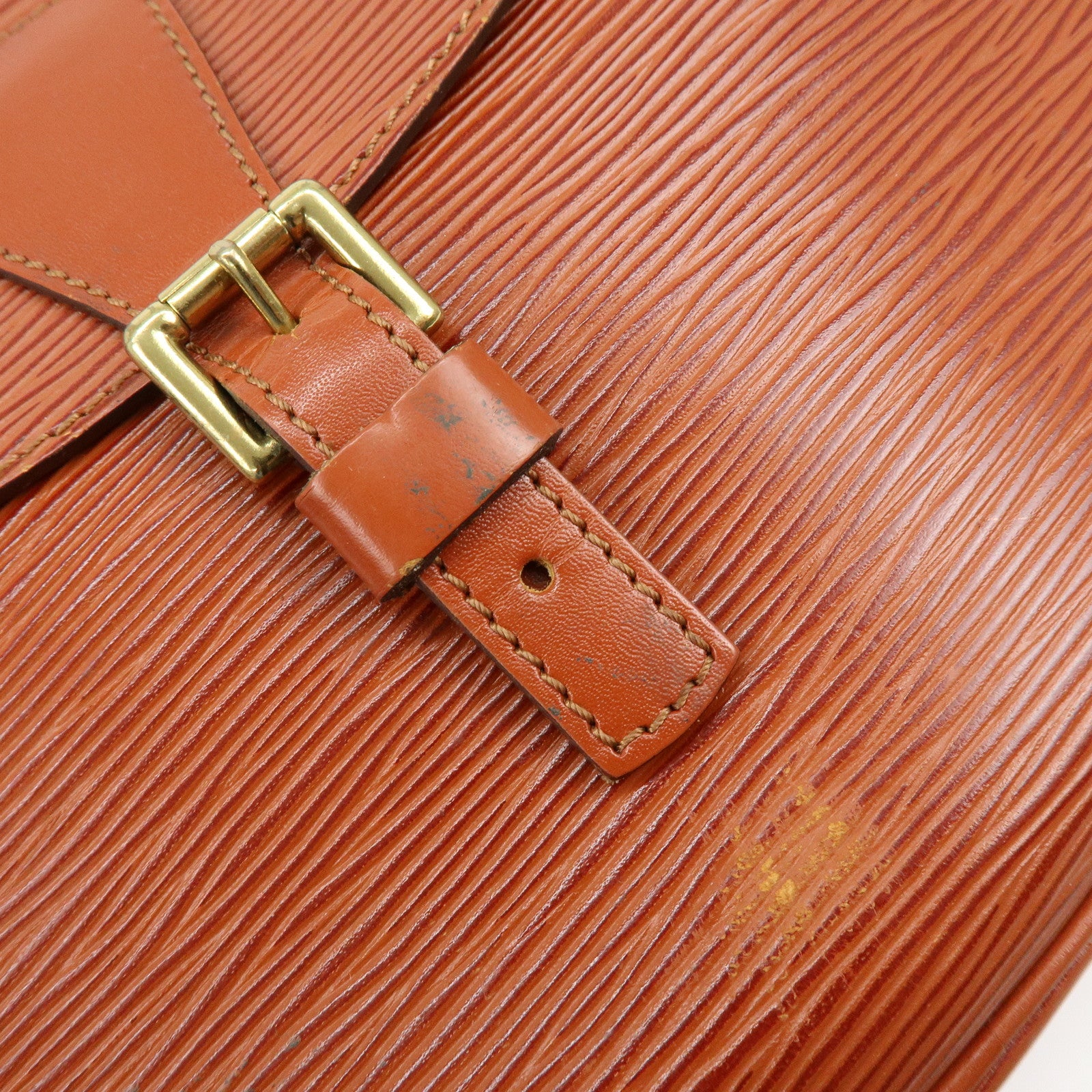 Louis Vuitton Epi Jeune Fille Shoulder Bag Kenya Brown M52153