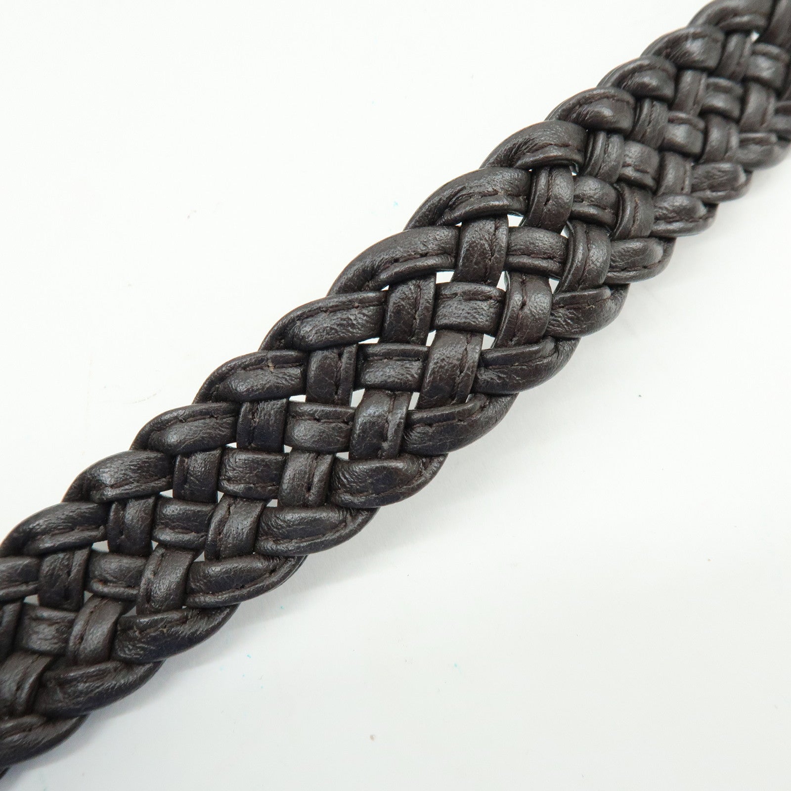 GUCCI Leather Shoulder Bag Tassel Charm Dark Brown 336659