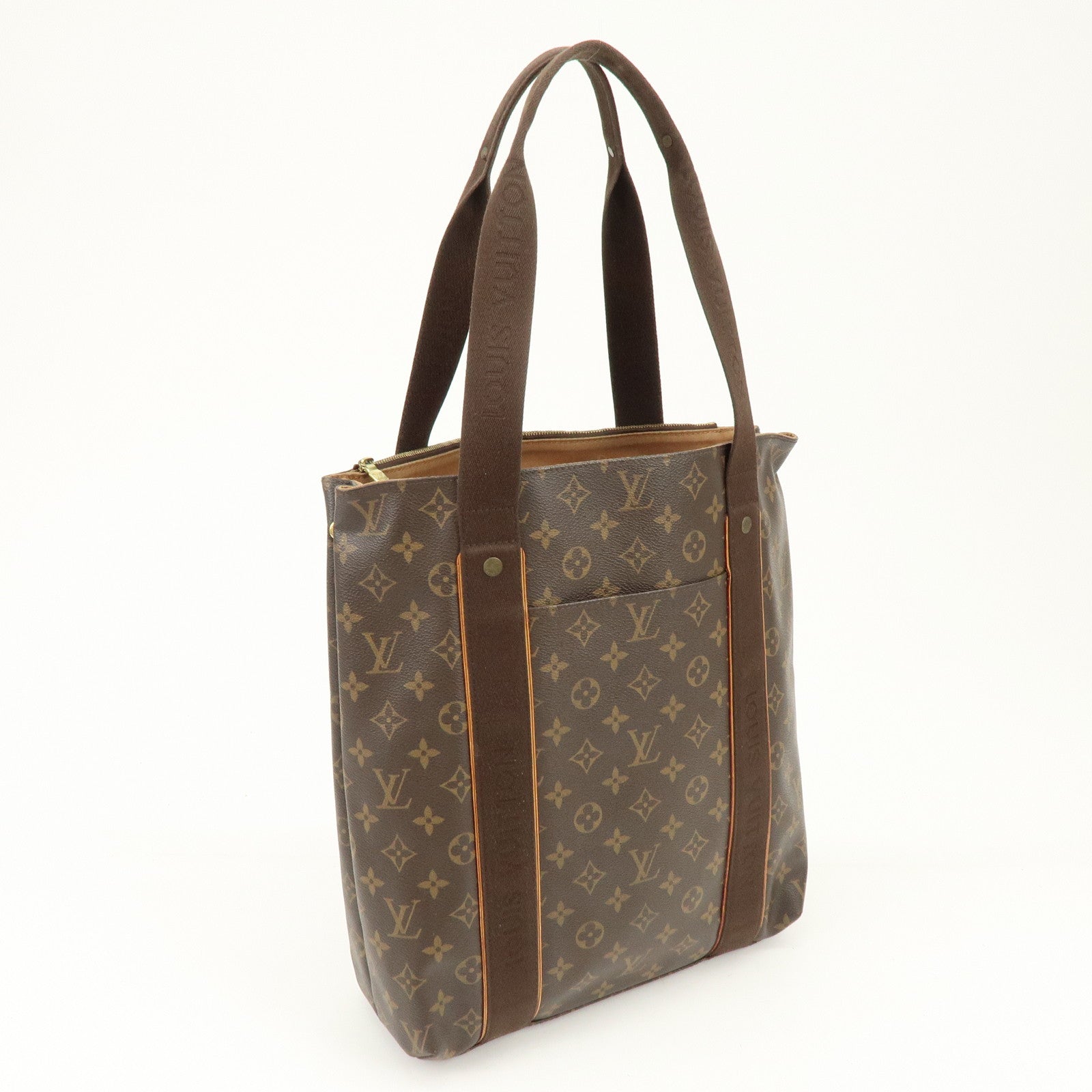 Louis Vuitton Monogram Cabas Beaubourg Tote Bag Brown M53013