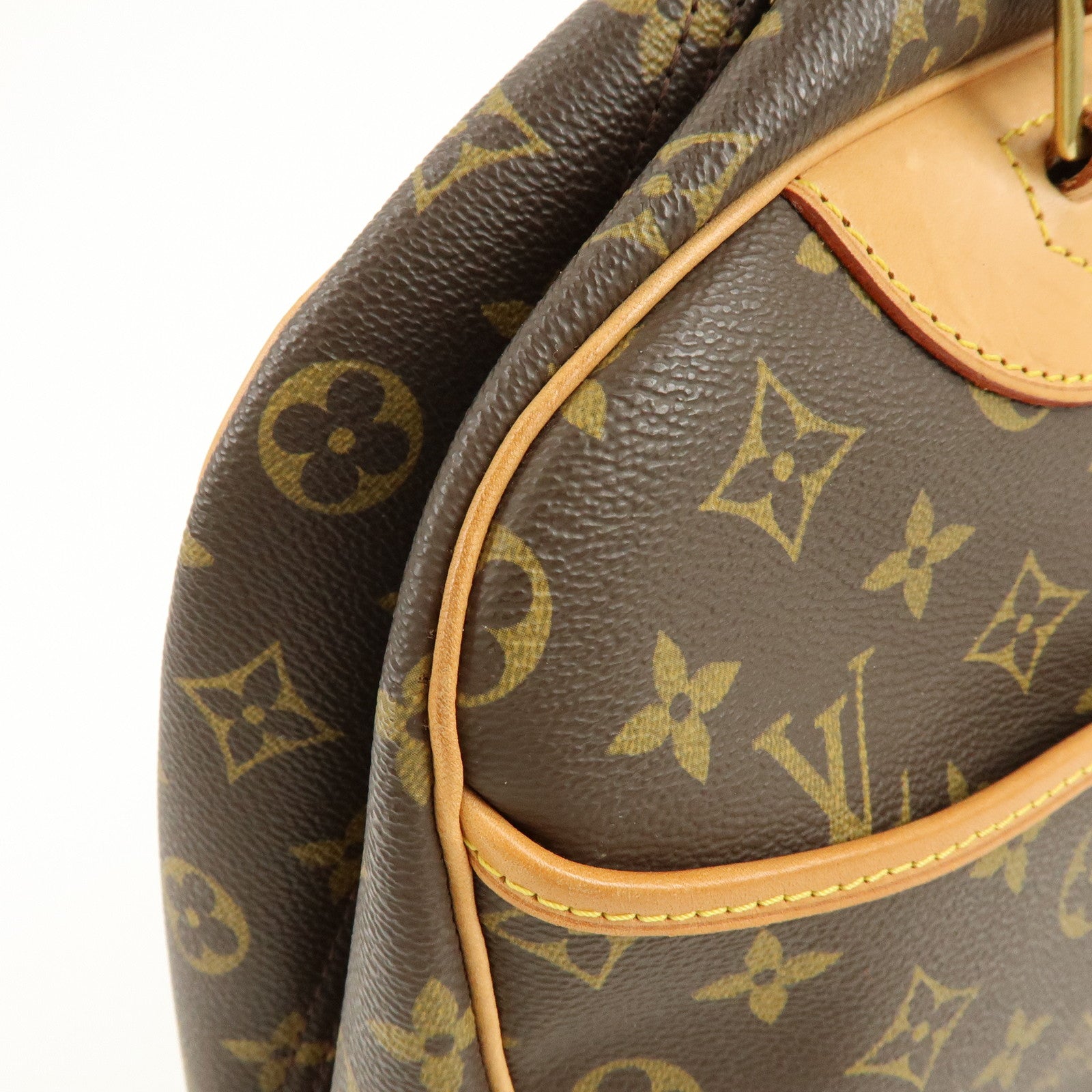 Louis Vuitton Monogram Canvas Deauville Hand Bag Brown M47270