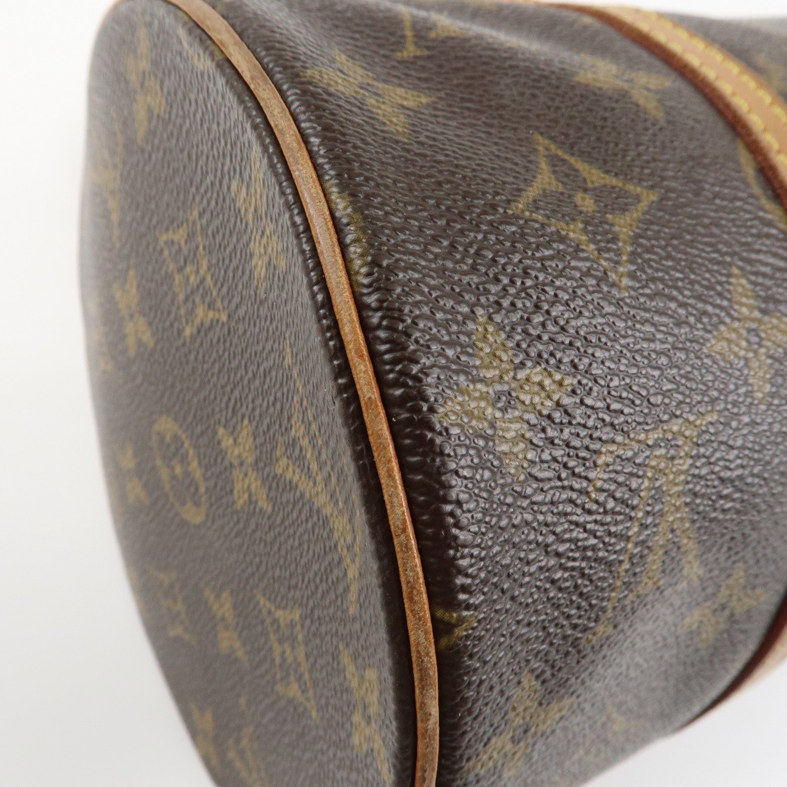 Louis Vuitton Monogram Papillon 30 Hand Bag Brown M51385 Used
