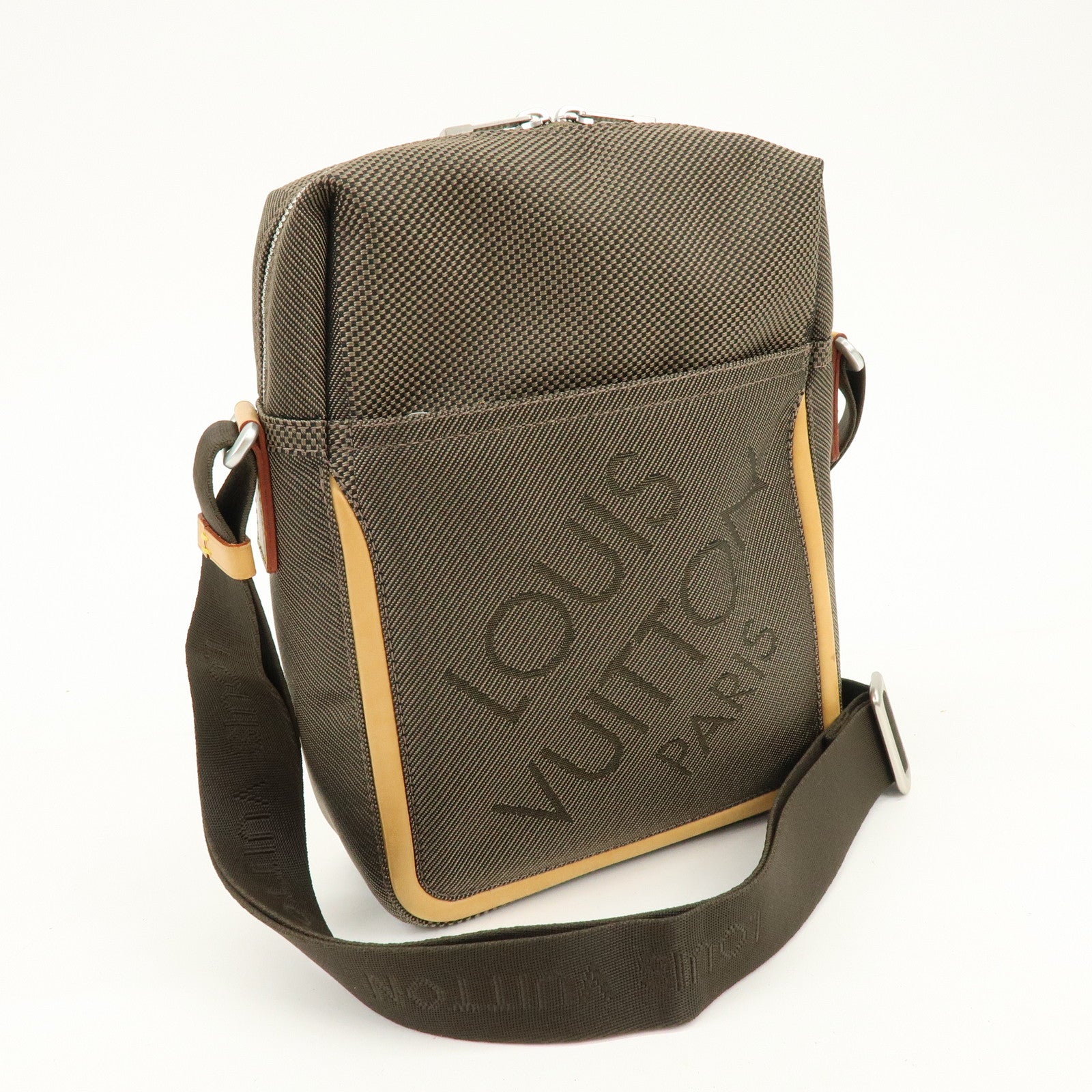 Louis Vuitton Damier Geant Citadin Shoulder Bag Terre M93040