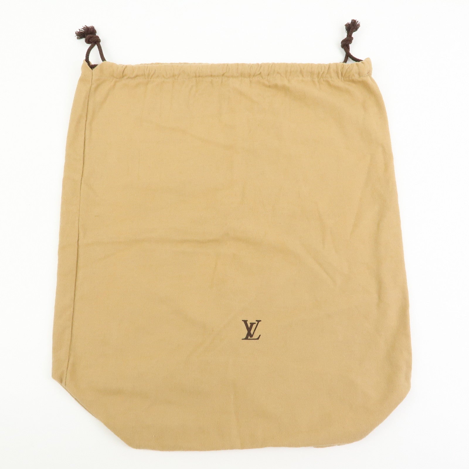 Louis Vuitton Set of 10 Dust Bag Storage Bag Drawstring Style Beige