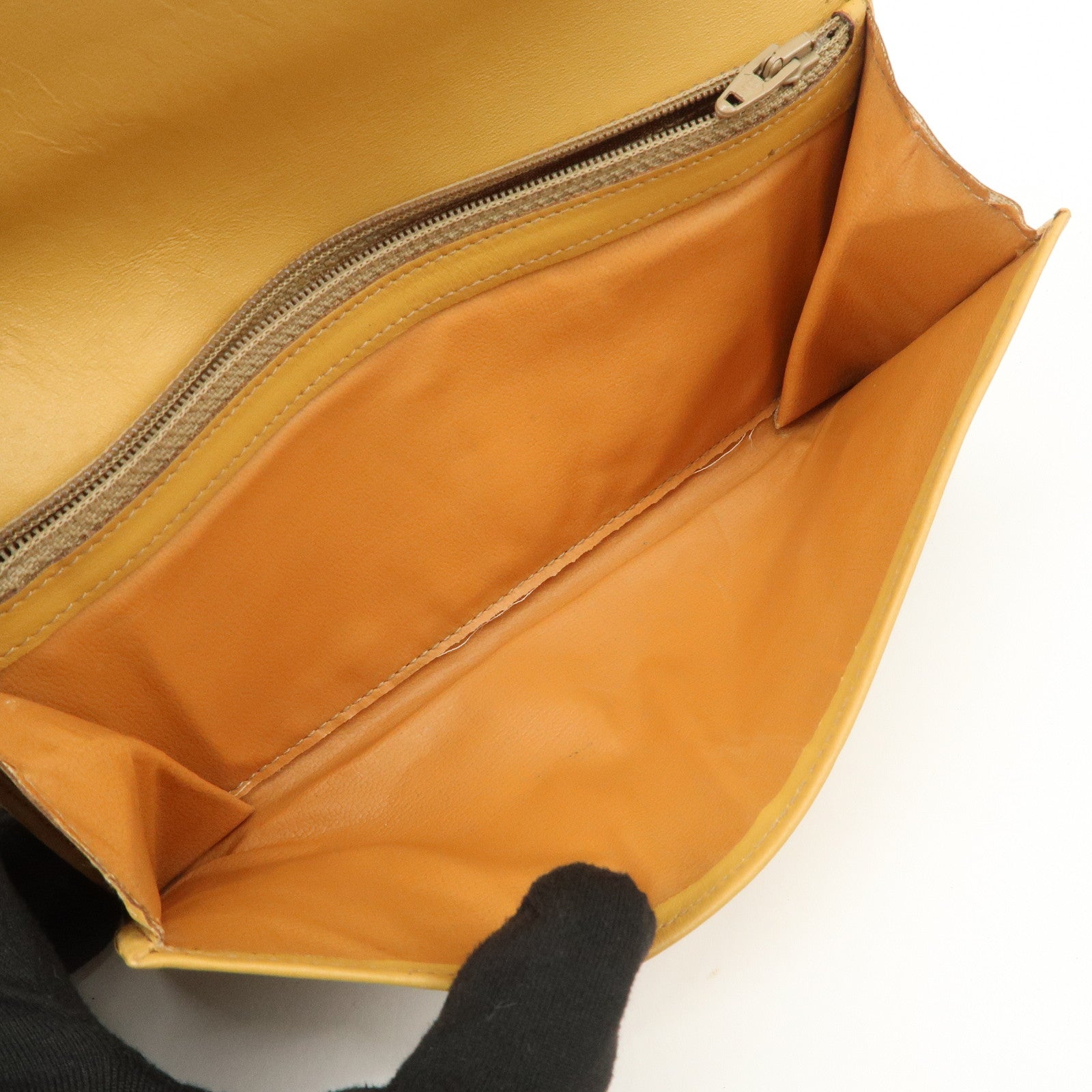 CELINE Macadam PVC Leather Long Wallet Brown