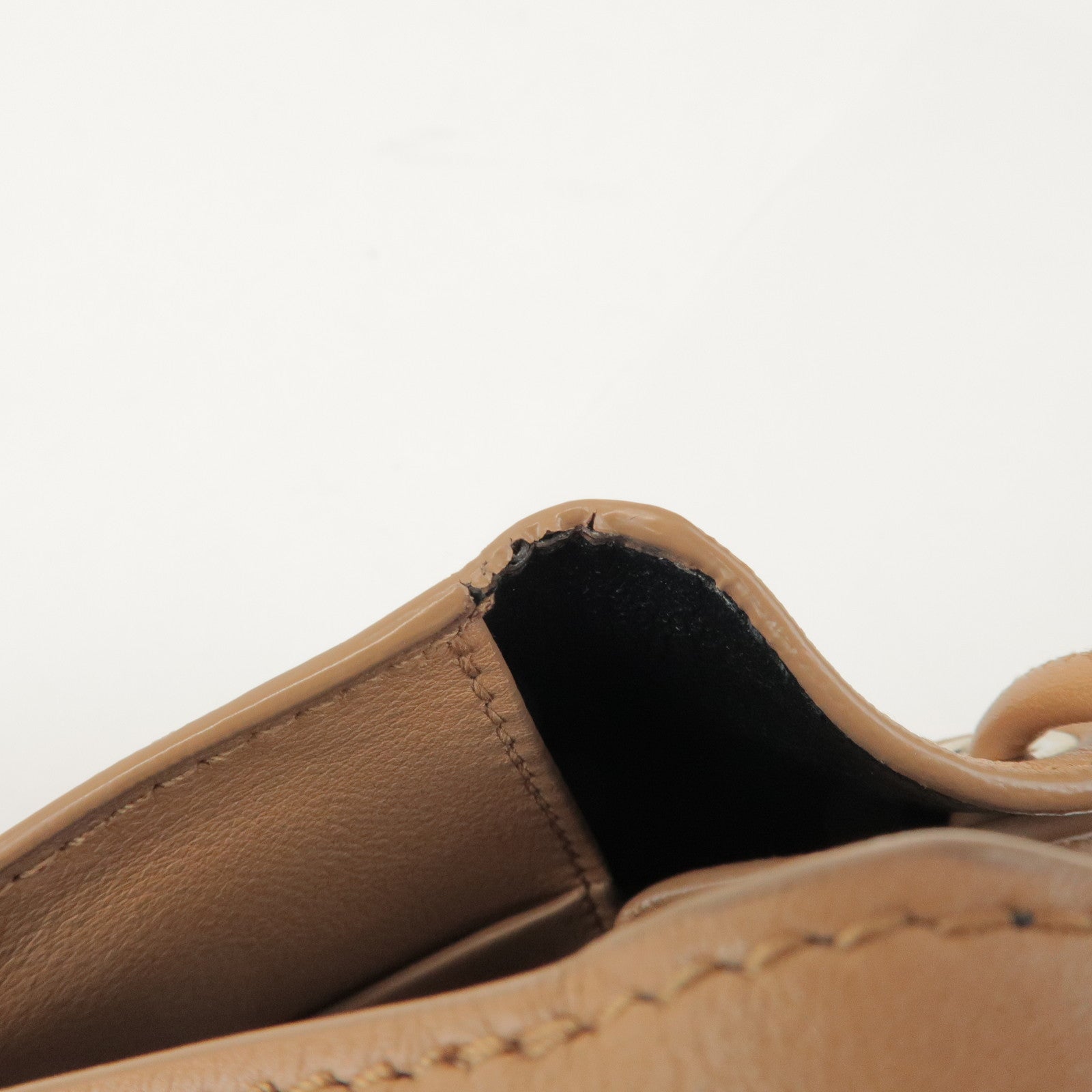 JIL SANDER Drawstring Leather Shoulder Crossbody Bag Light Brown