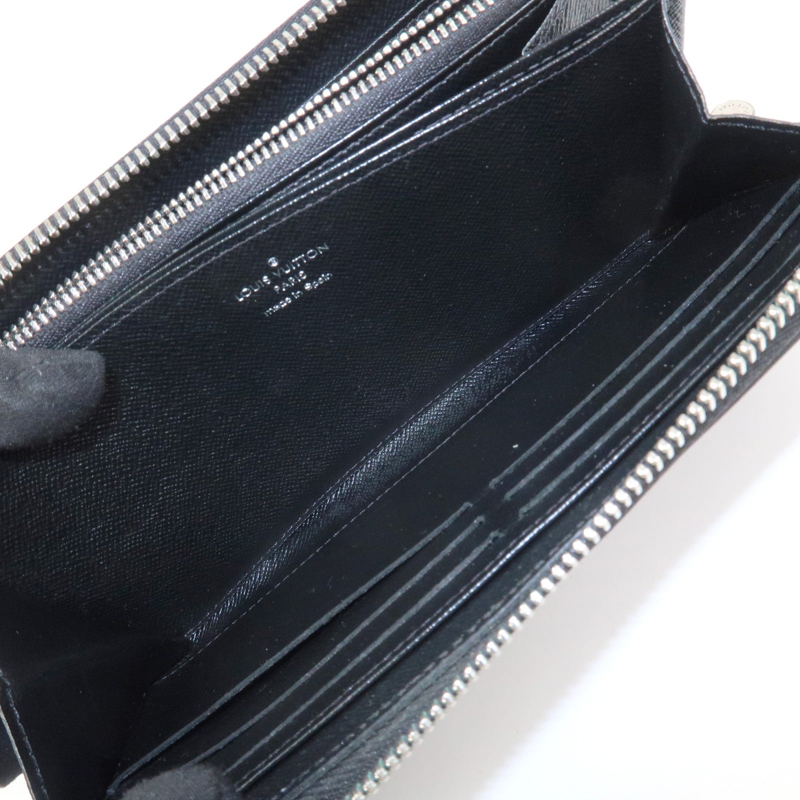 Louis Vuitton Epi Leather Zippy Long Wallet Noir Black M60072